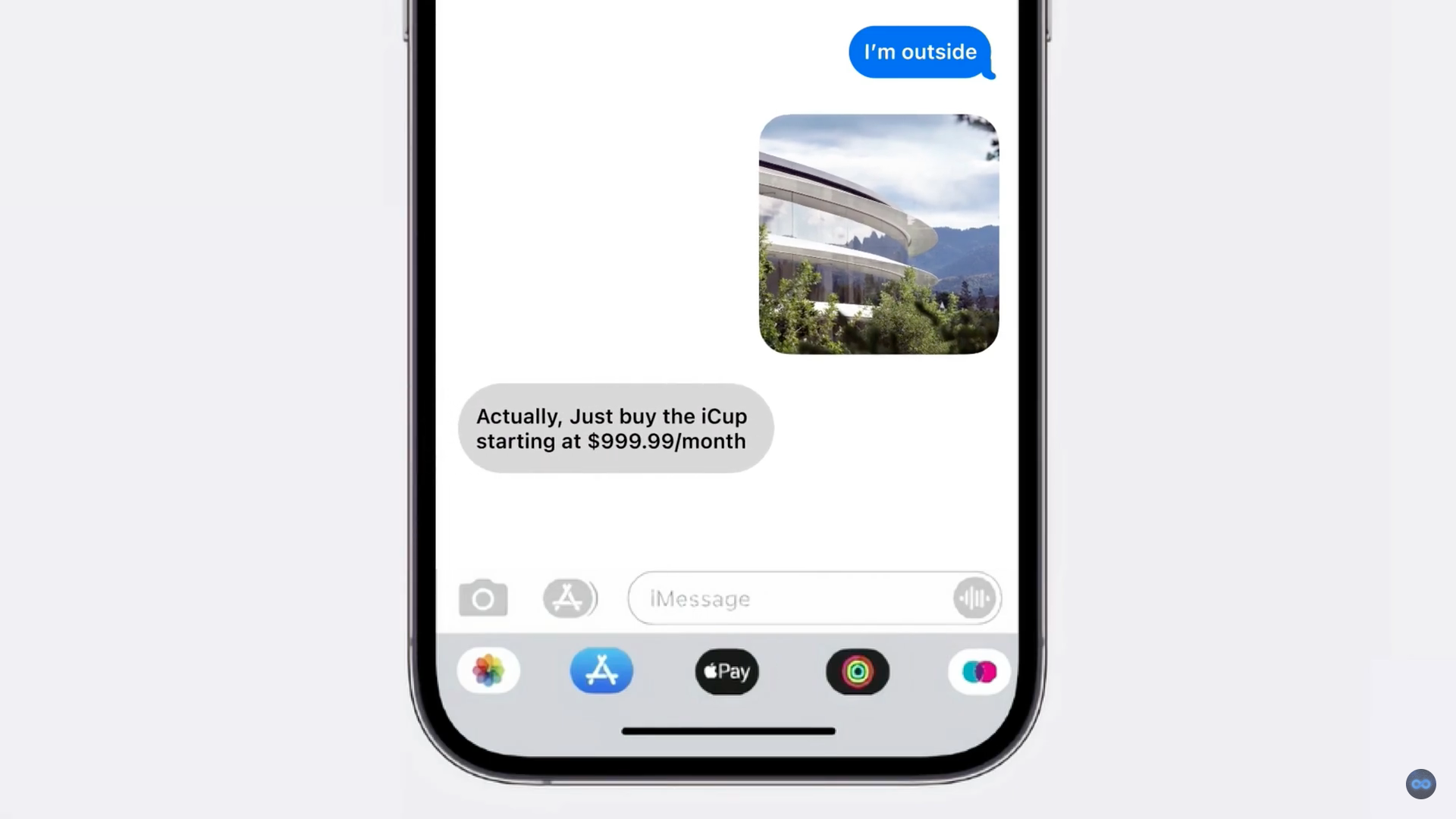 iphone messages icup ad