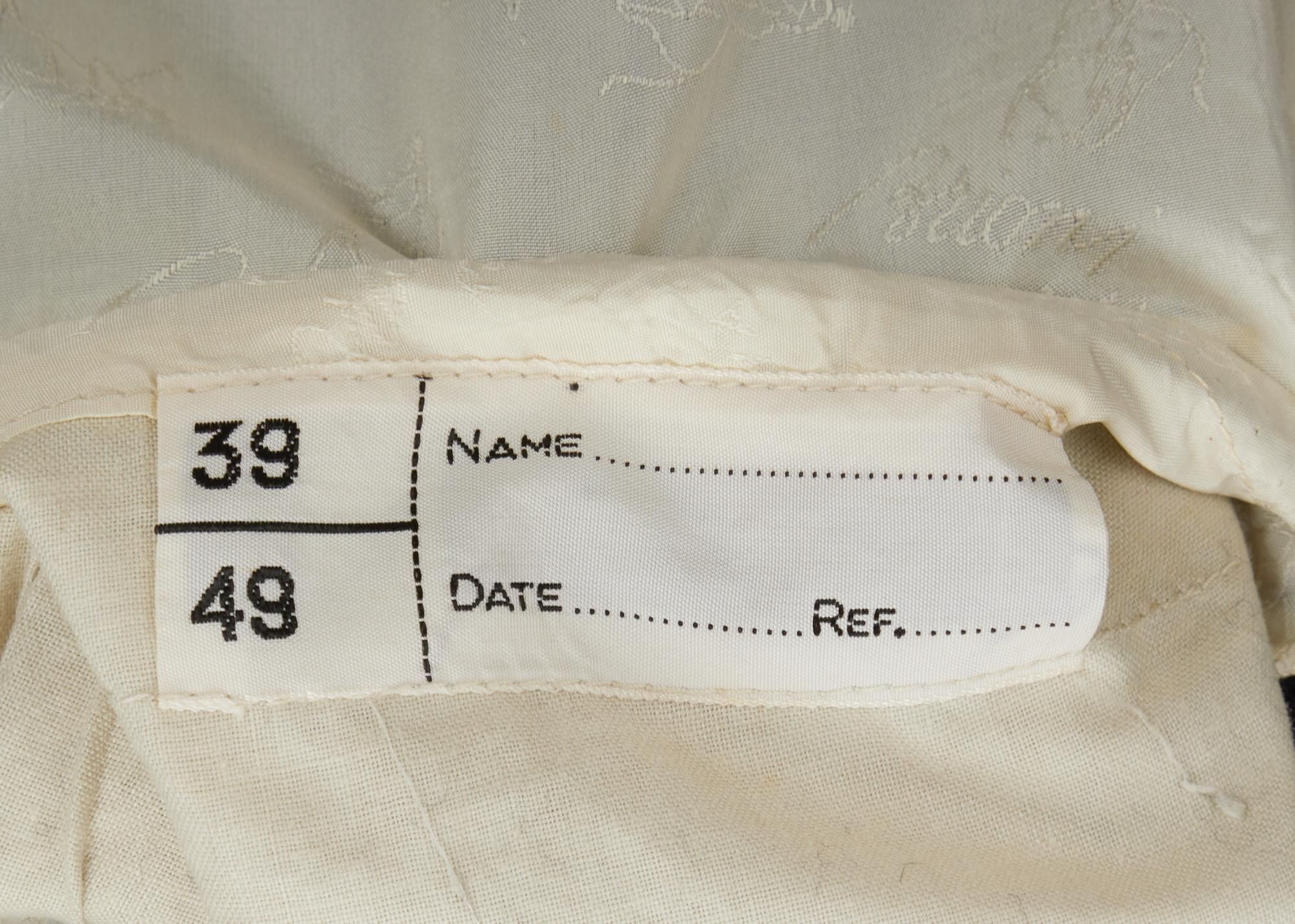 jacket size label