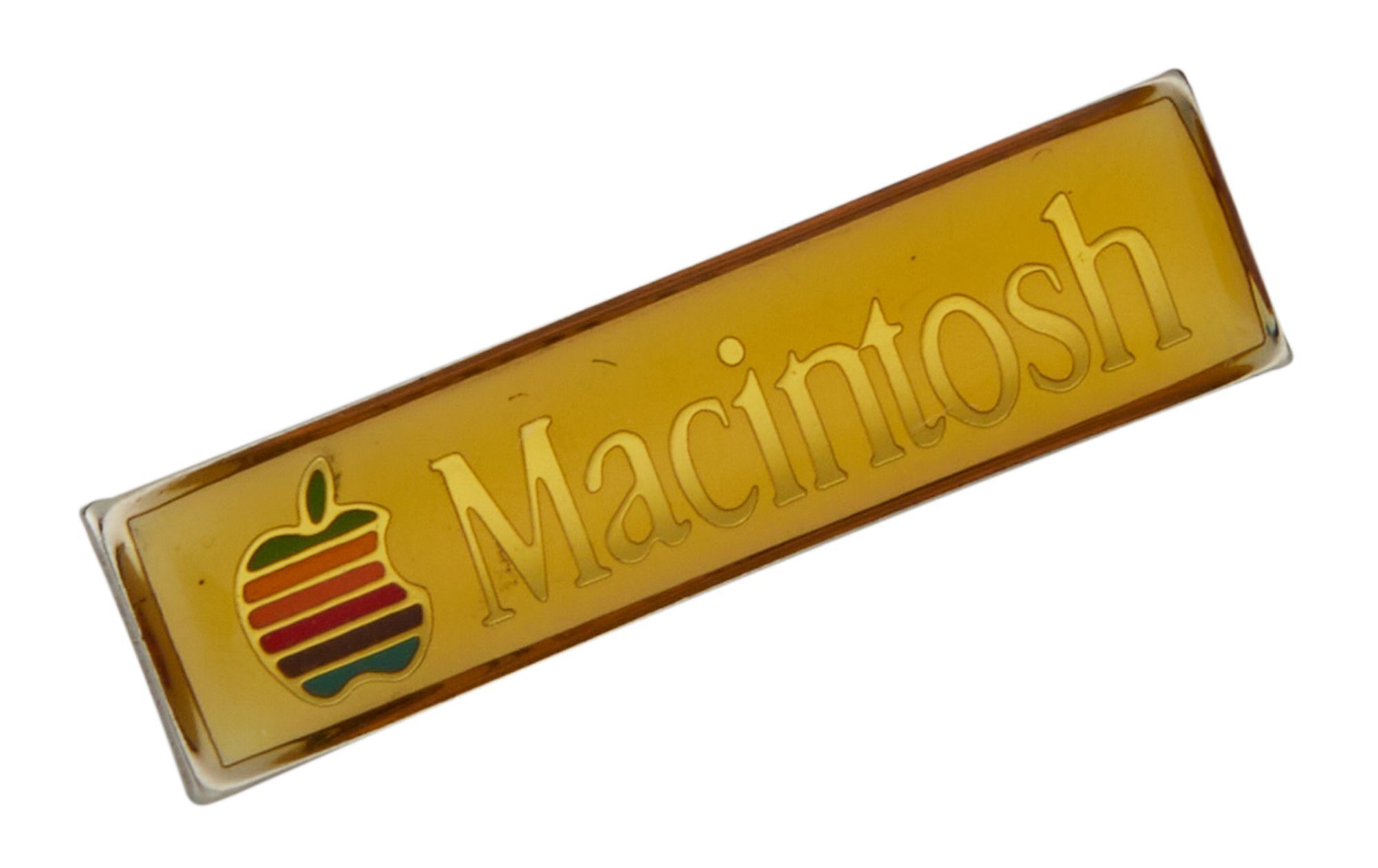 macintosh logo badge