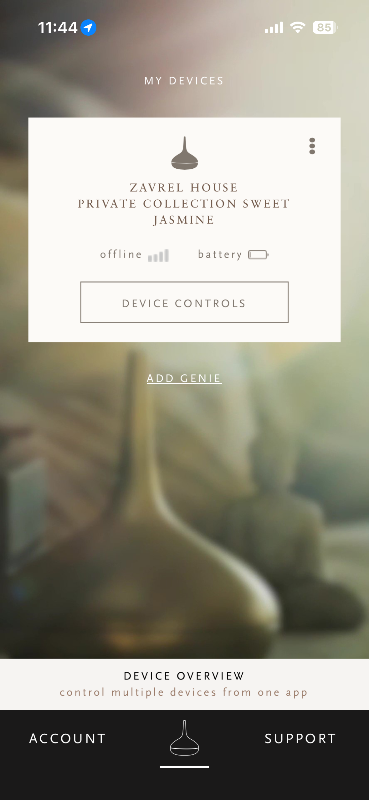 perfume diffuser device overview