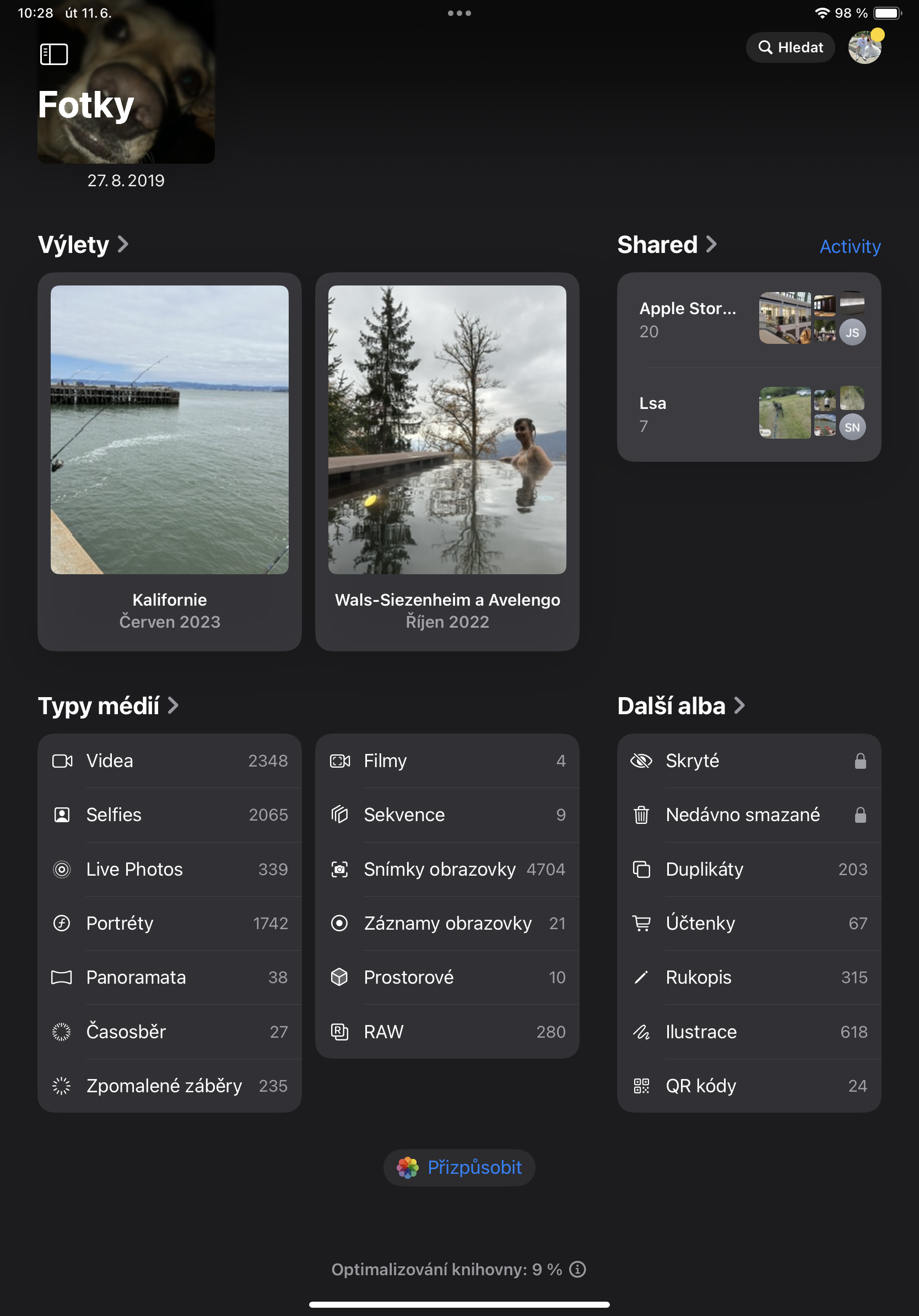 photo library categories