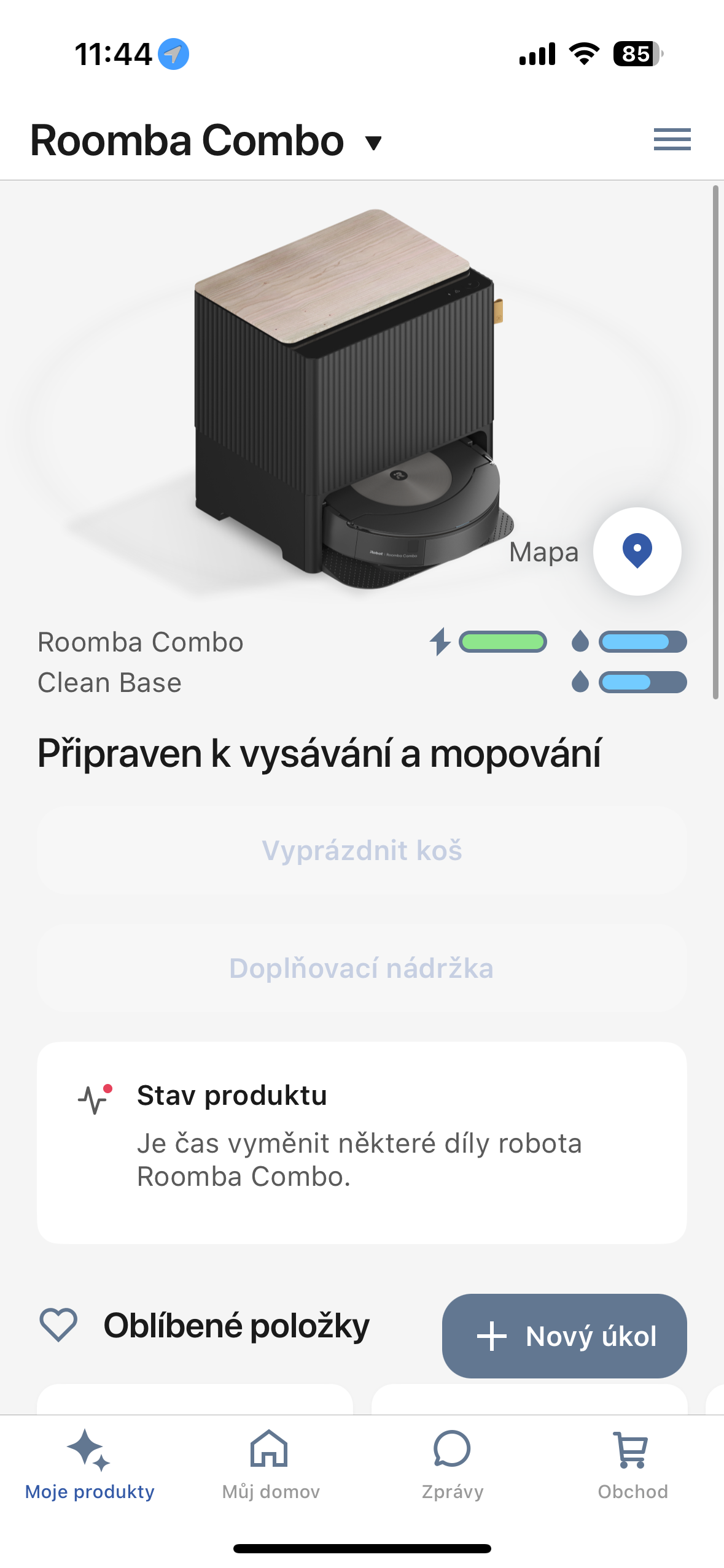 roomba combo cleaning preparation