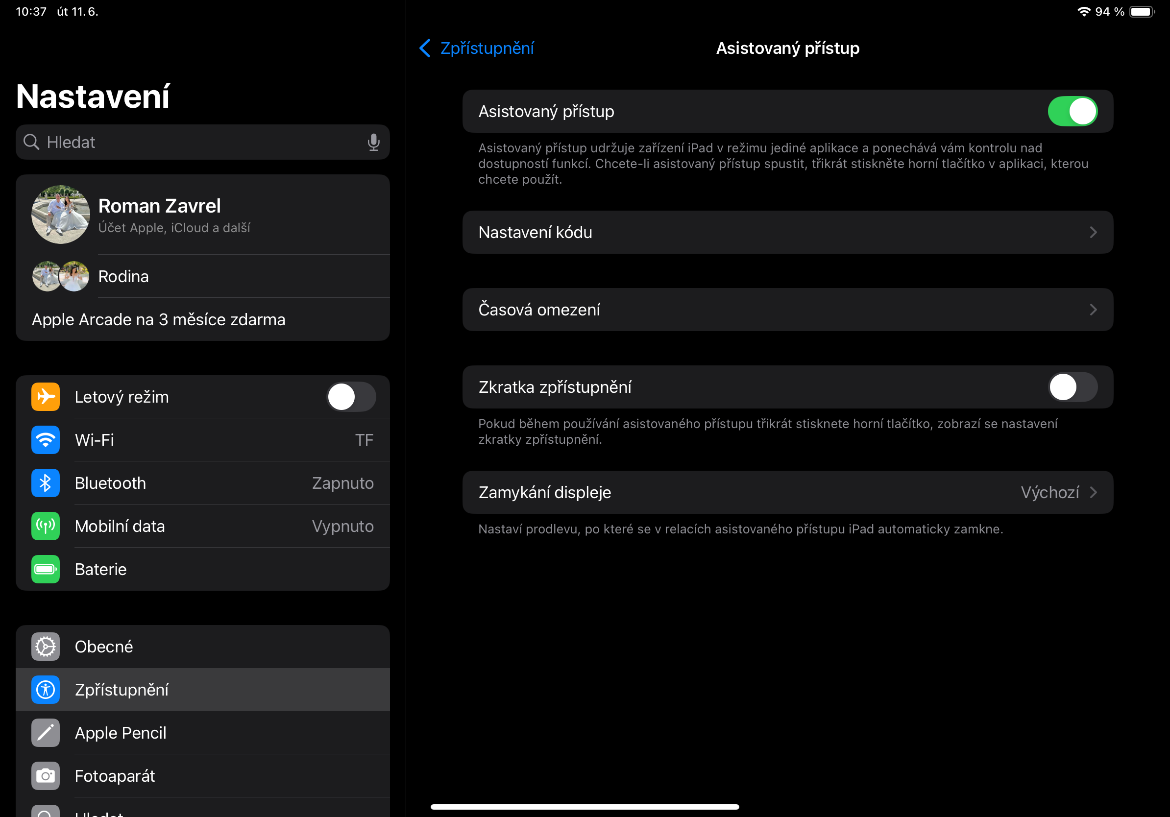 settings accessibility options