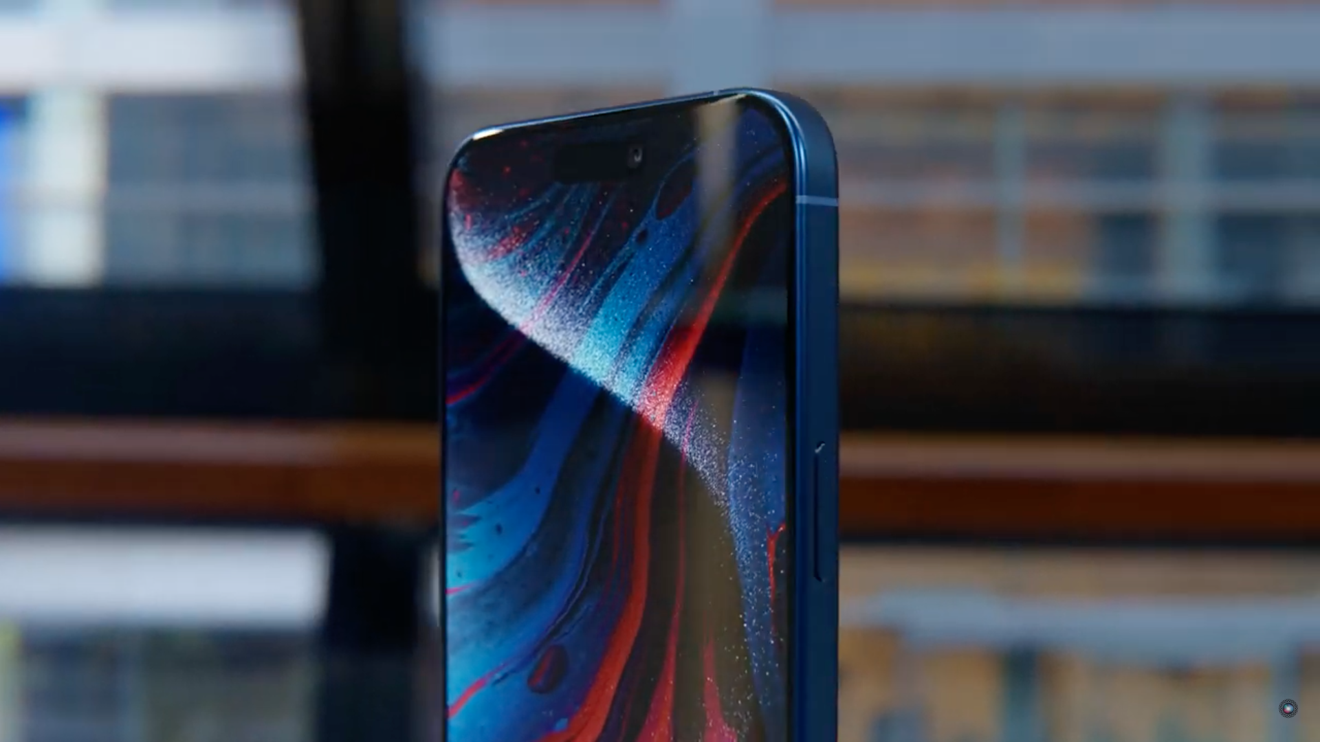 smartphone front display modern setting