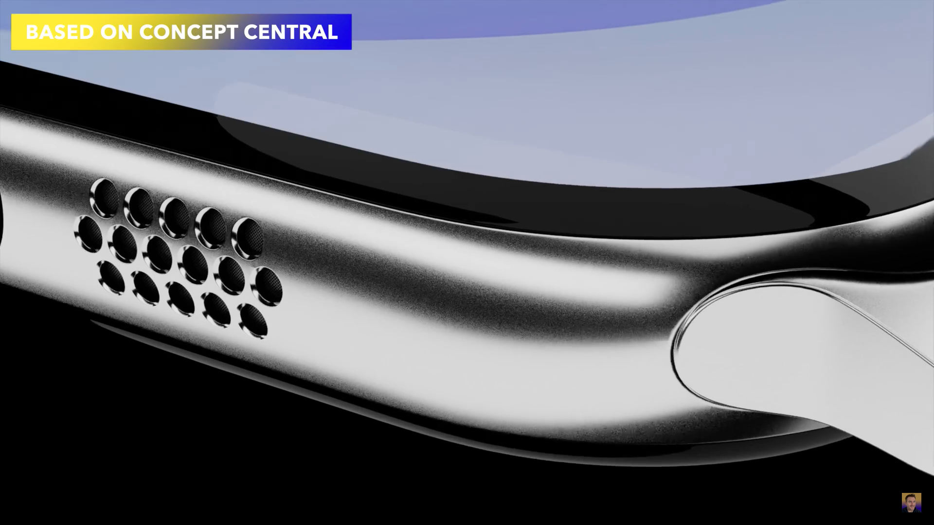 smartwatch concept speaker detail