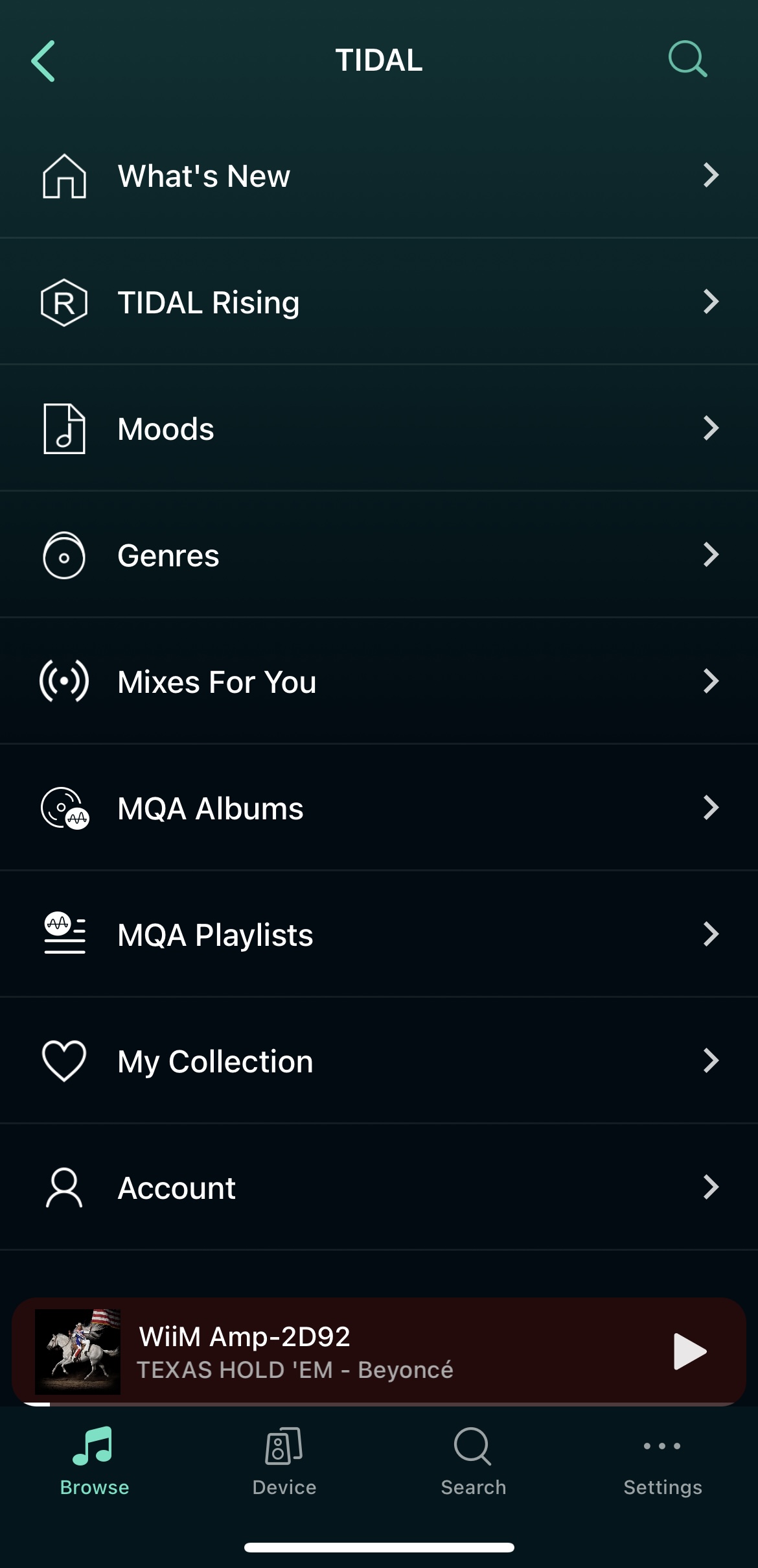 tidal music categories tidal music categories