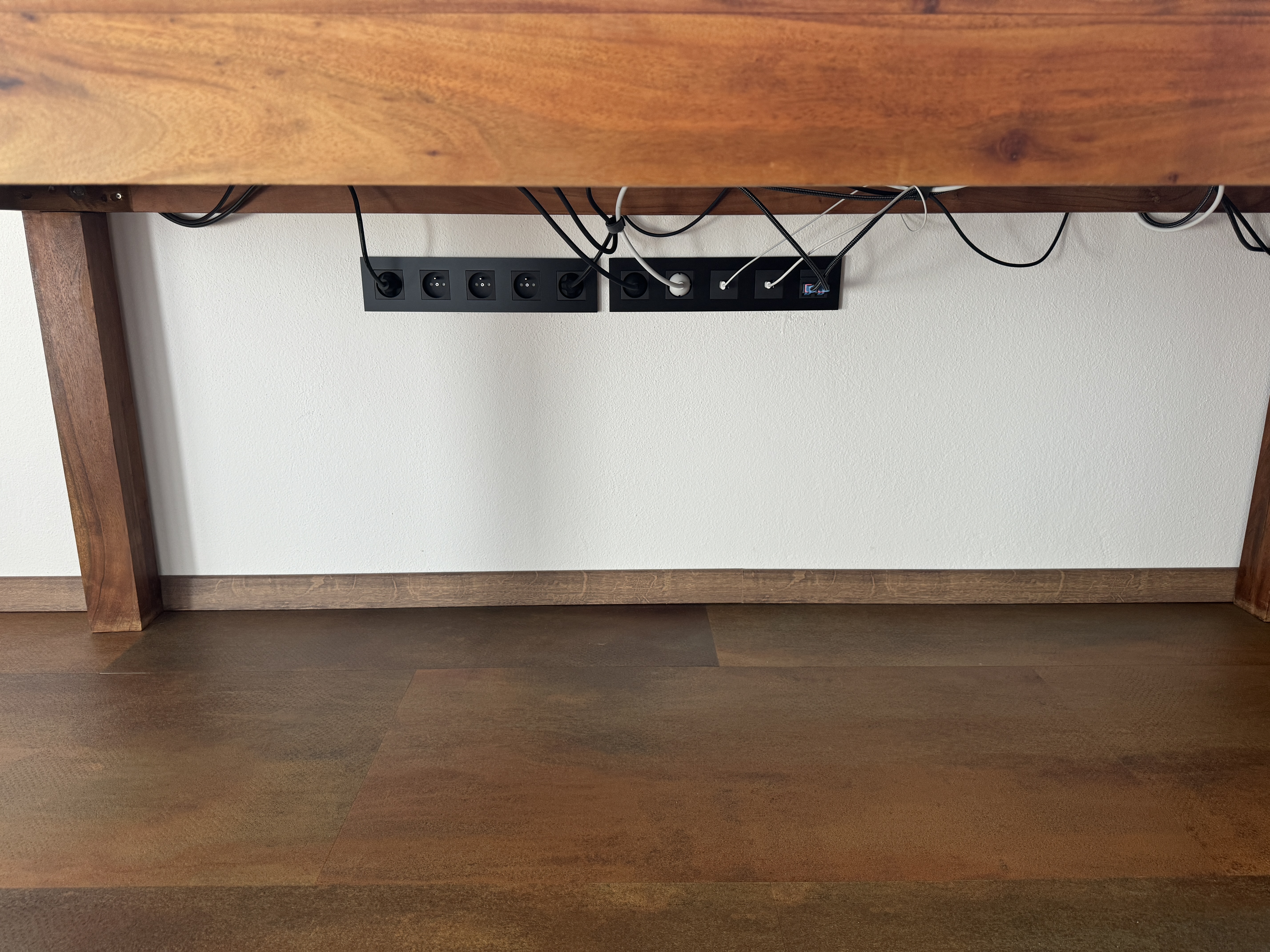 under desk cable management