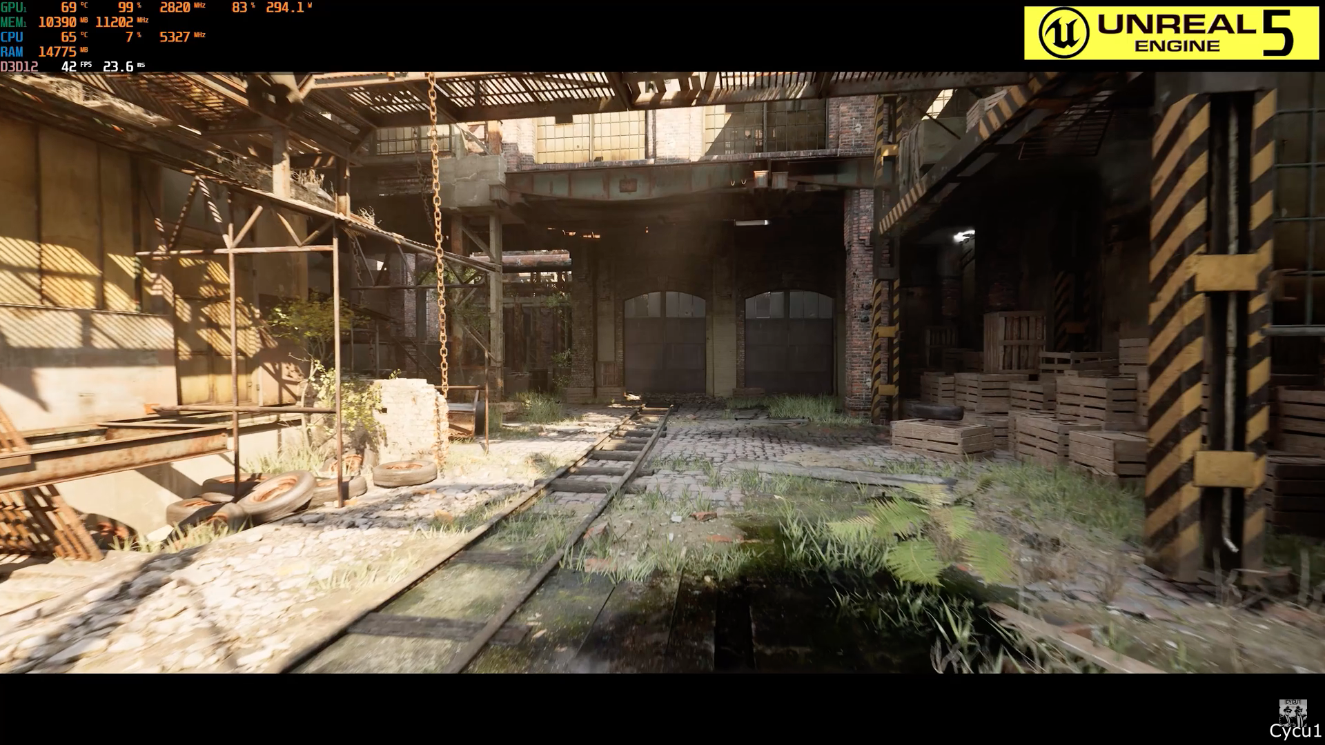 unreal engine 5 industrial scene