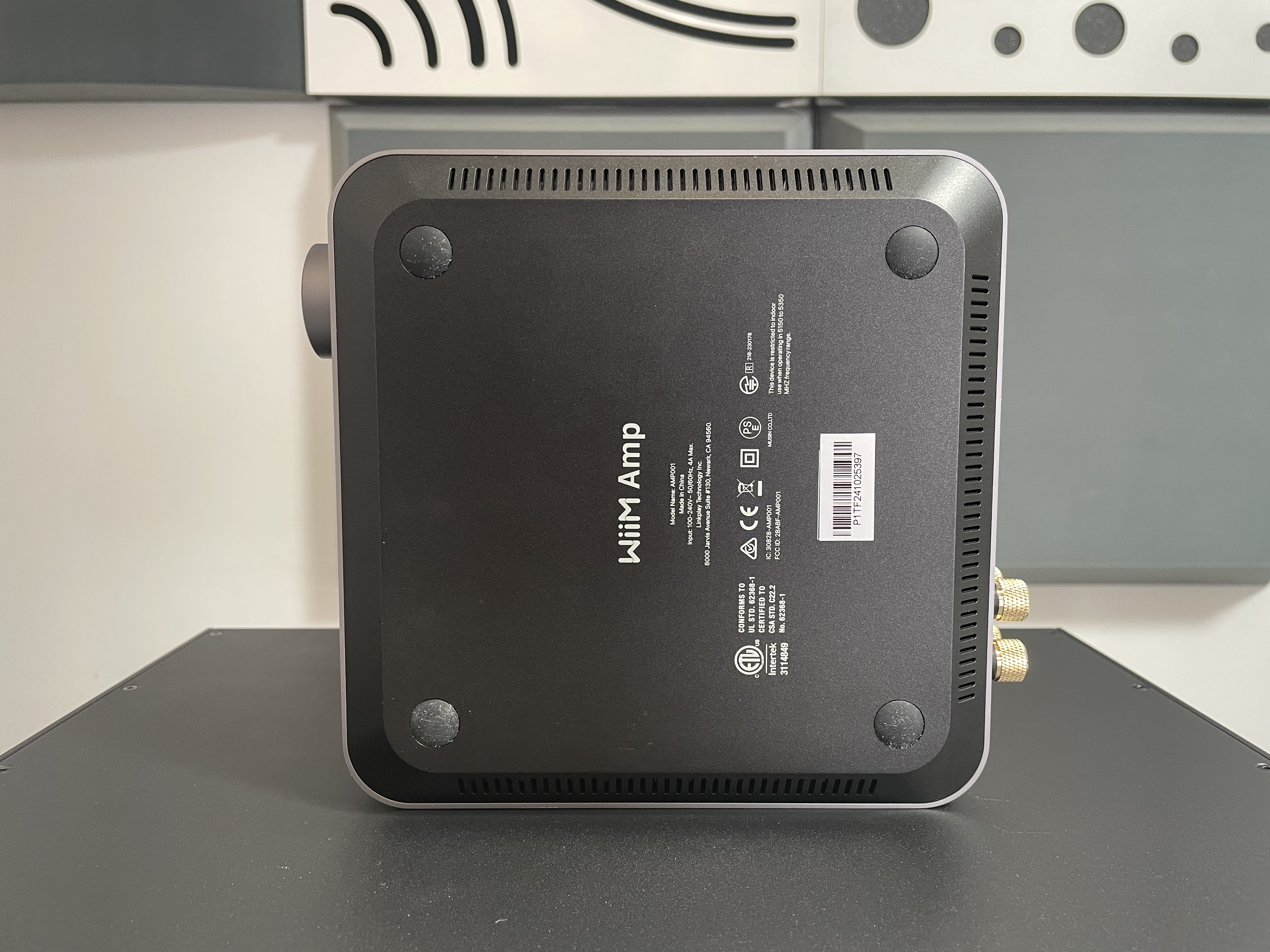 wiim audio device bottom view wiim audio device bottom view