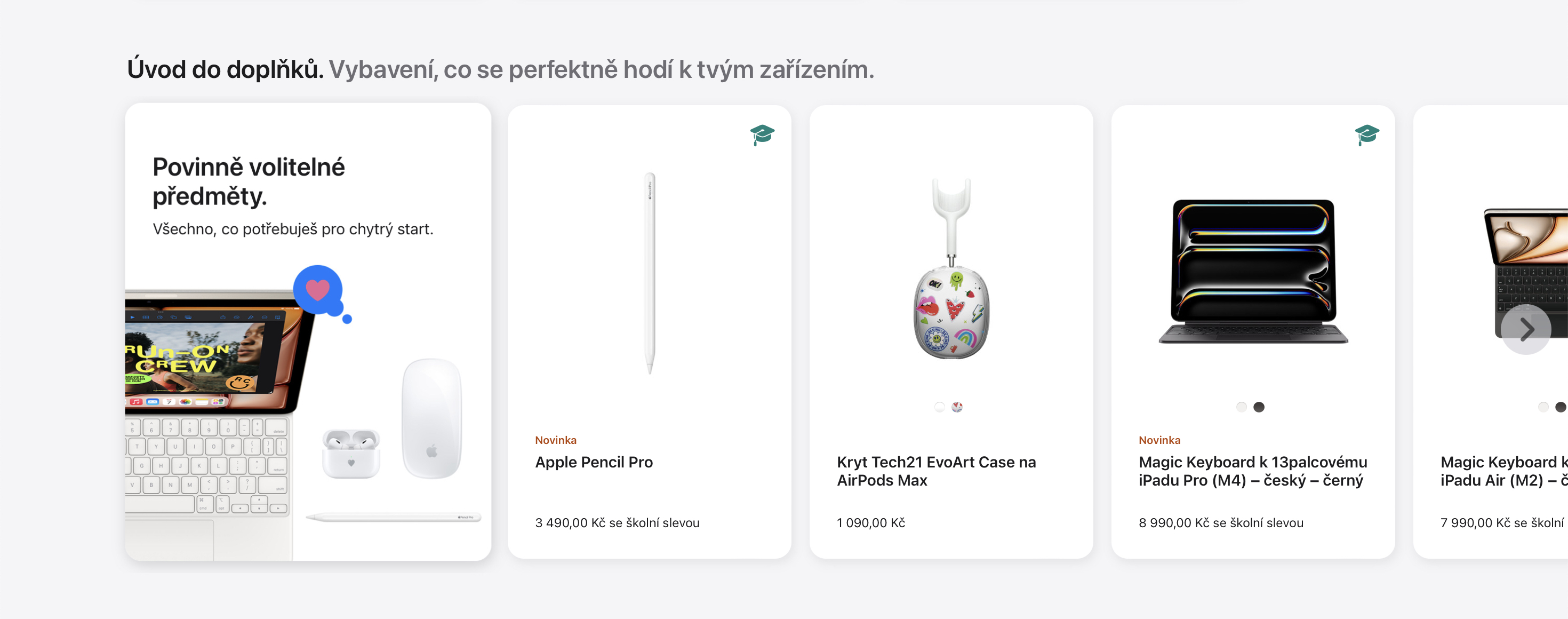 apple accessories selection