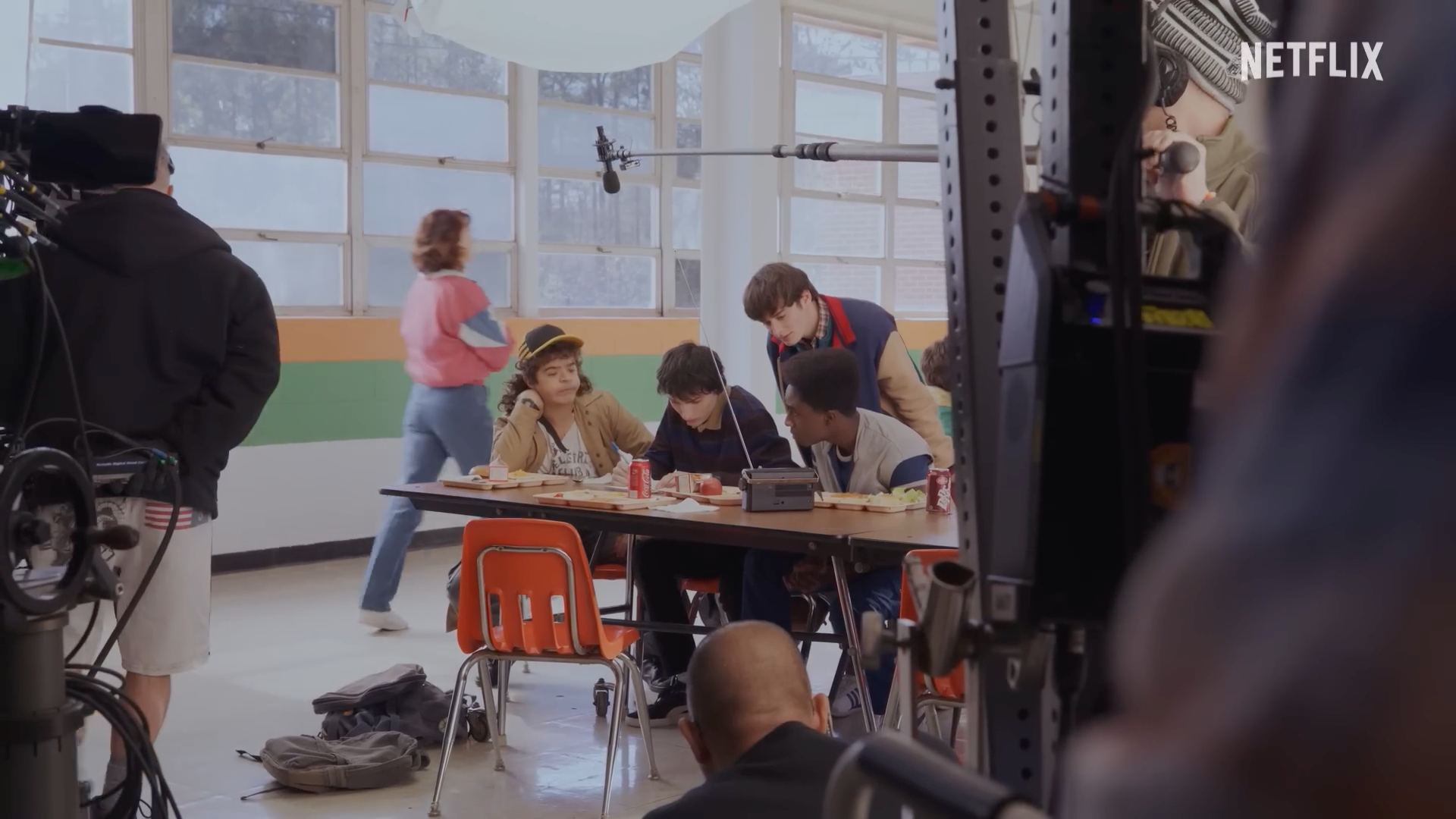 behind the scenes film set