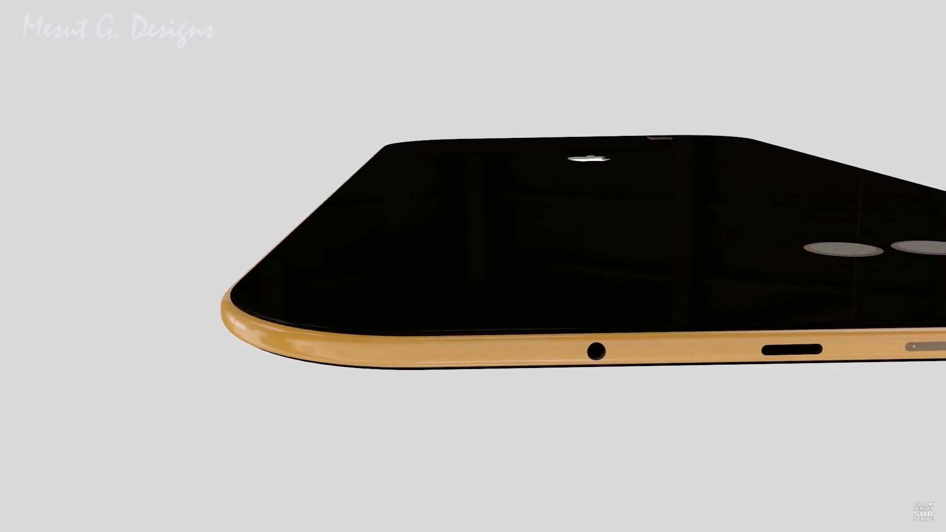 black and gold smartphone edge