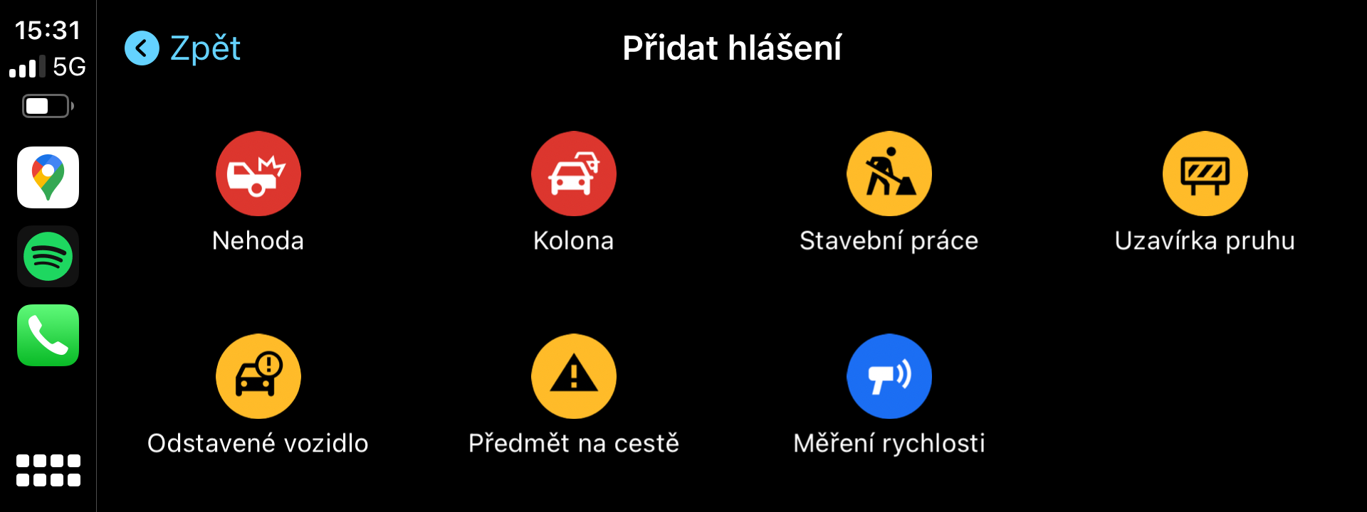 carplay traffic alerts