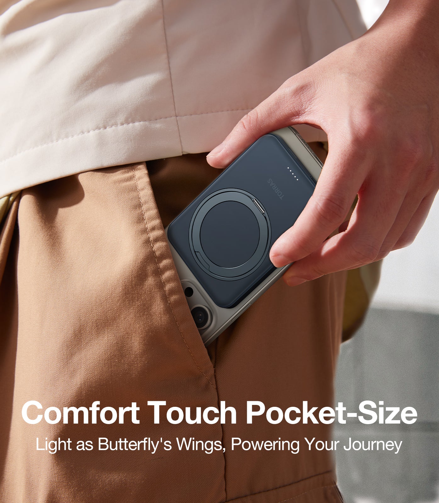 comfort touch pocket size charger