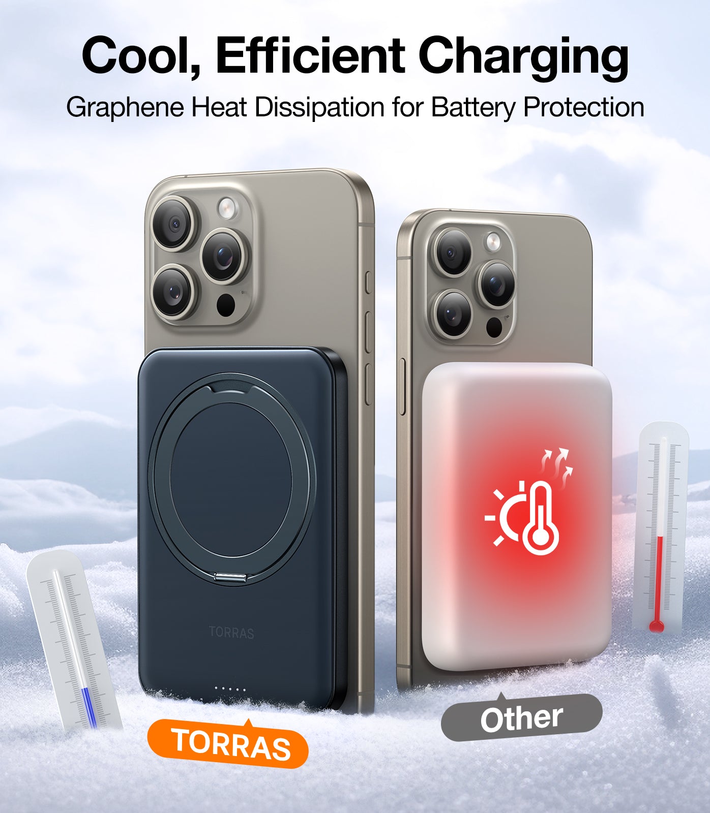 efficient charging graphene heat dissipation