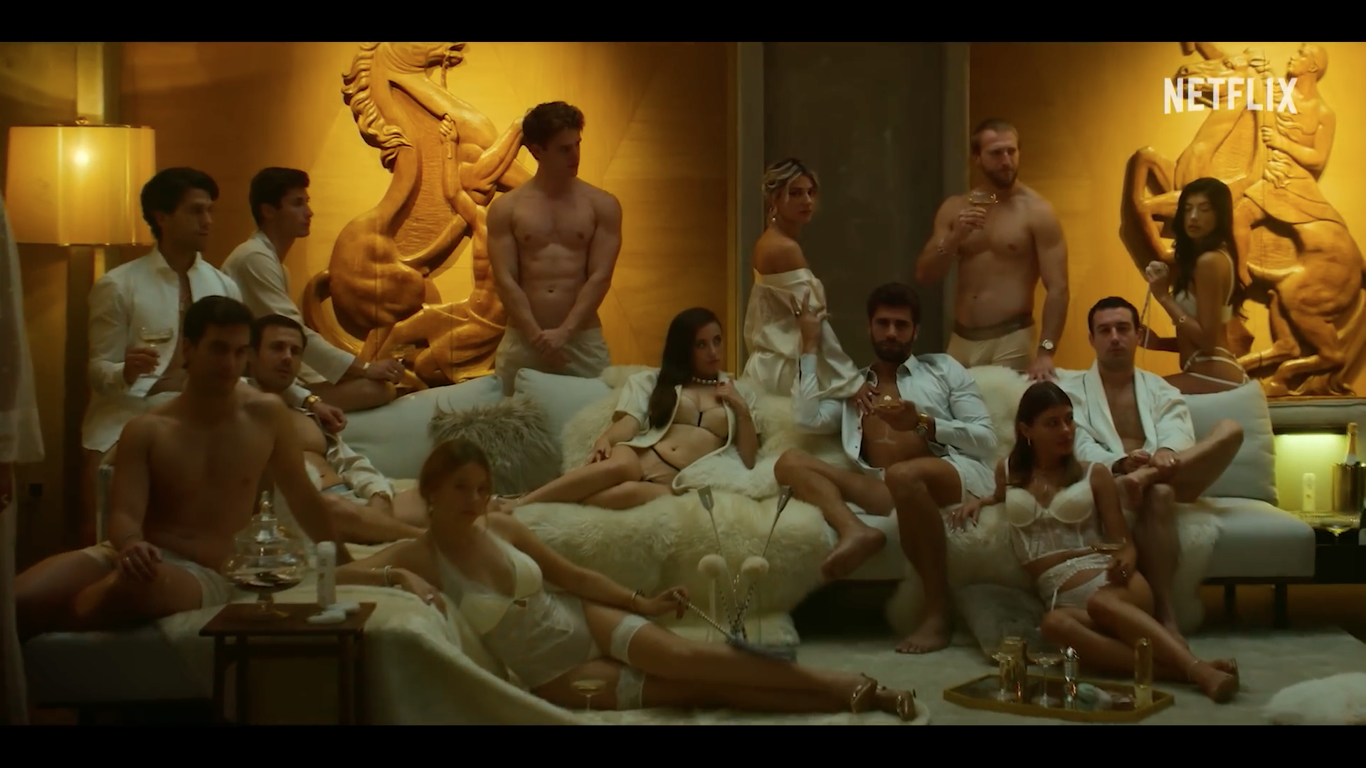 group in luxurious room netflix