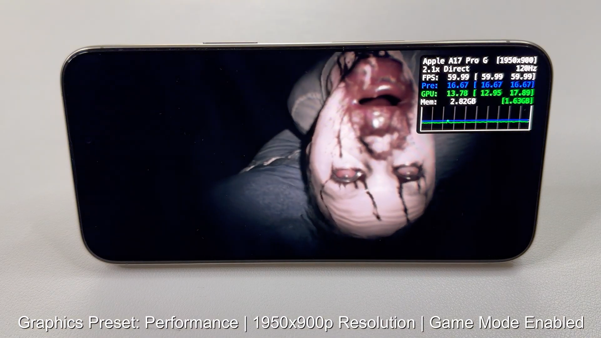 horror gameplay on smartphone