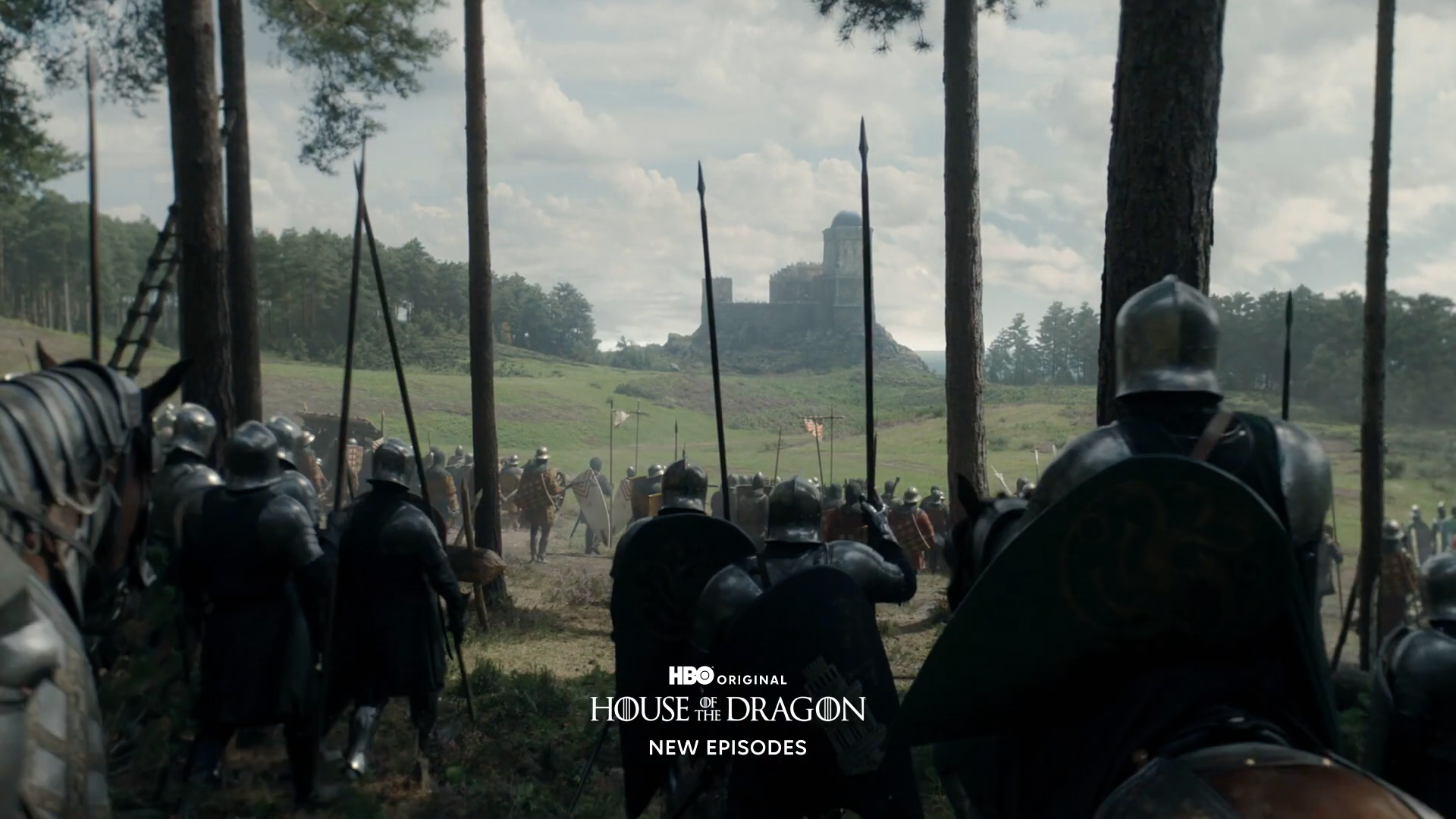 medieval battlefield scene