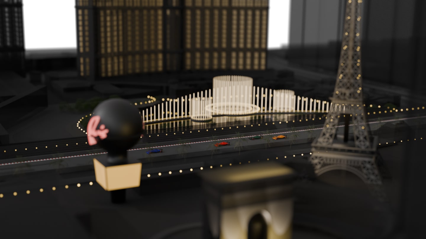 miniature city race track