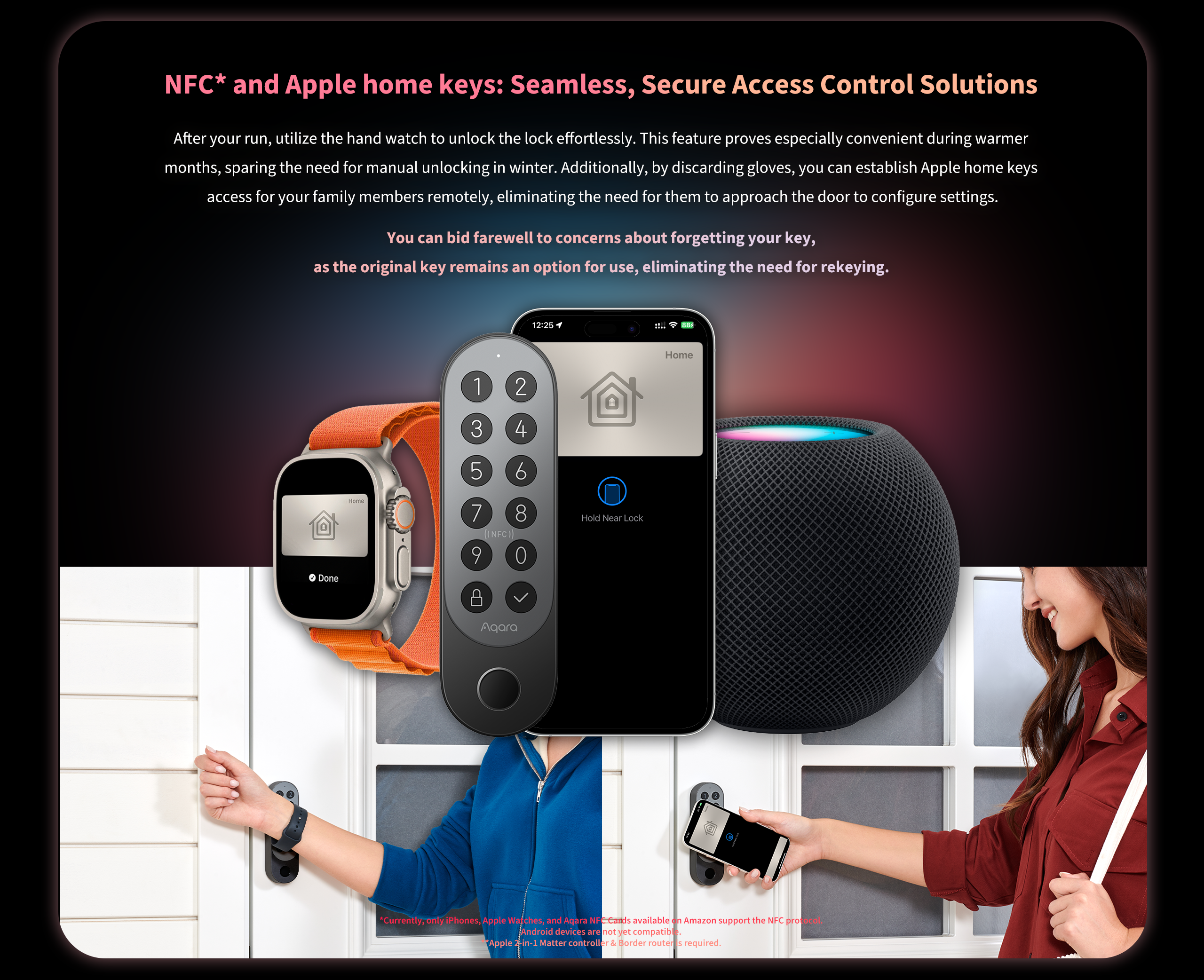 nfc apple home keys access
