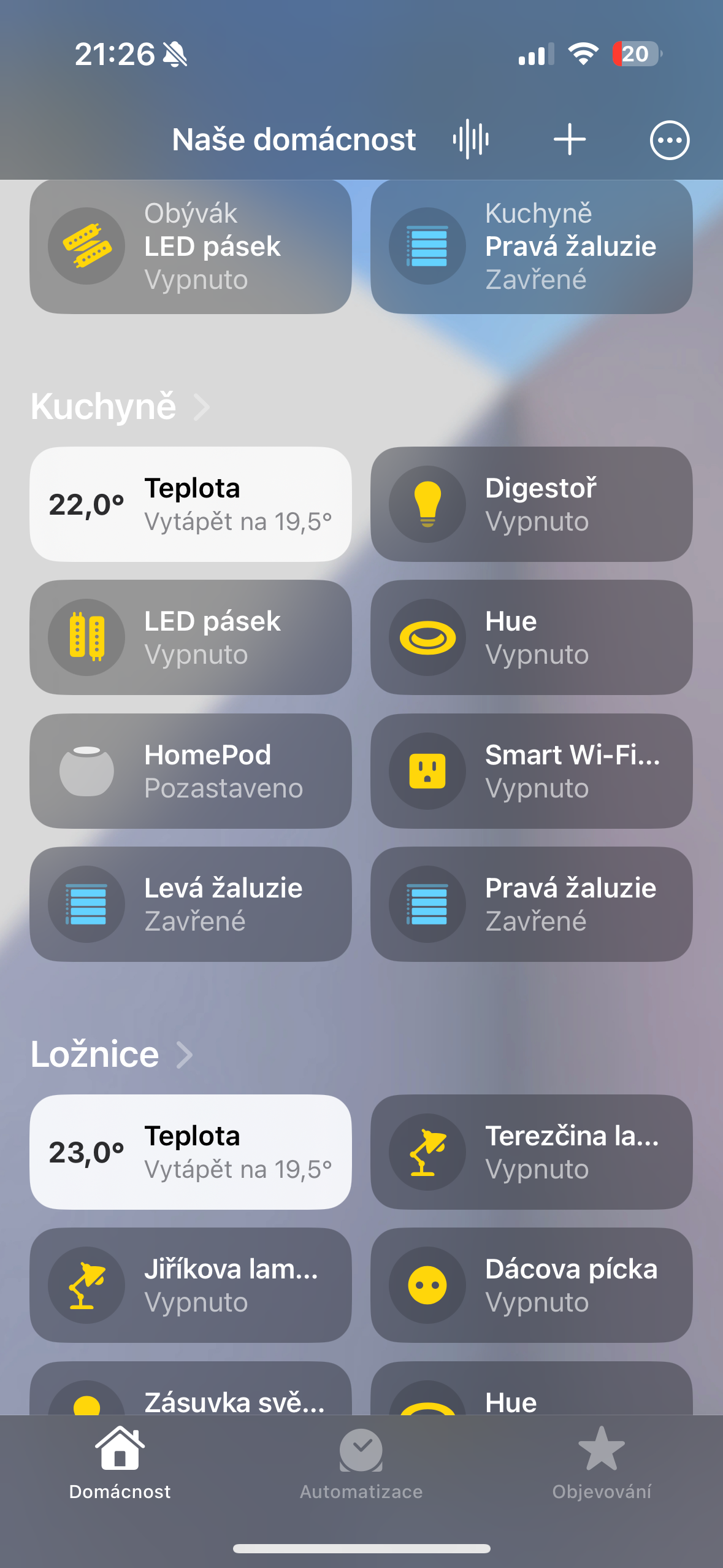 smart home control panel