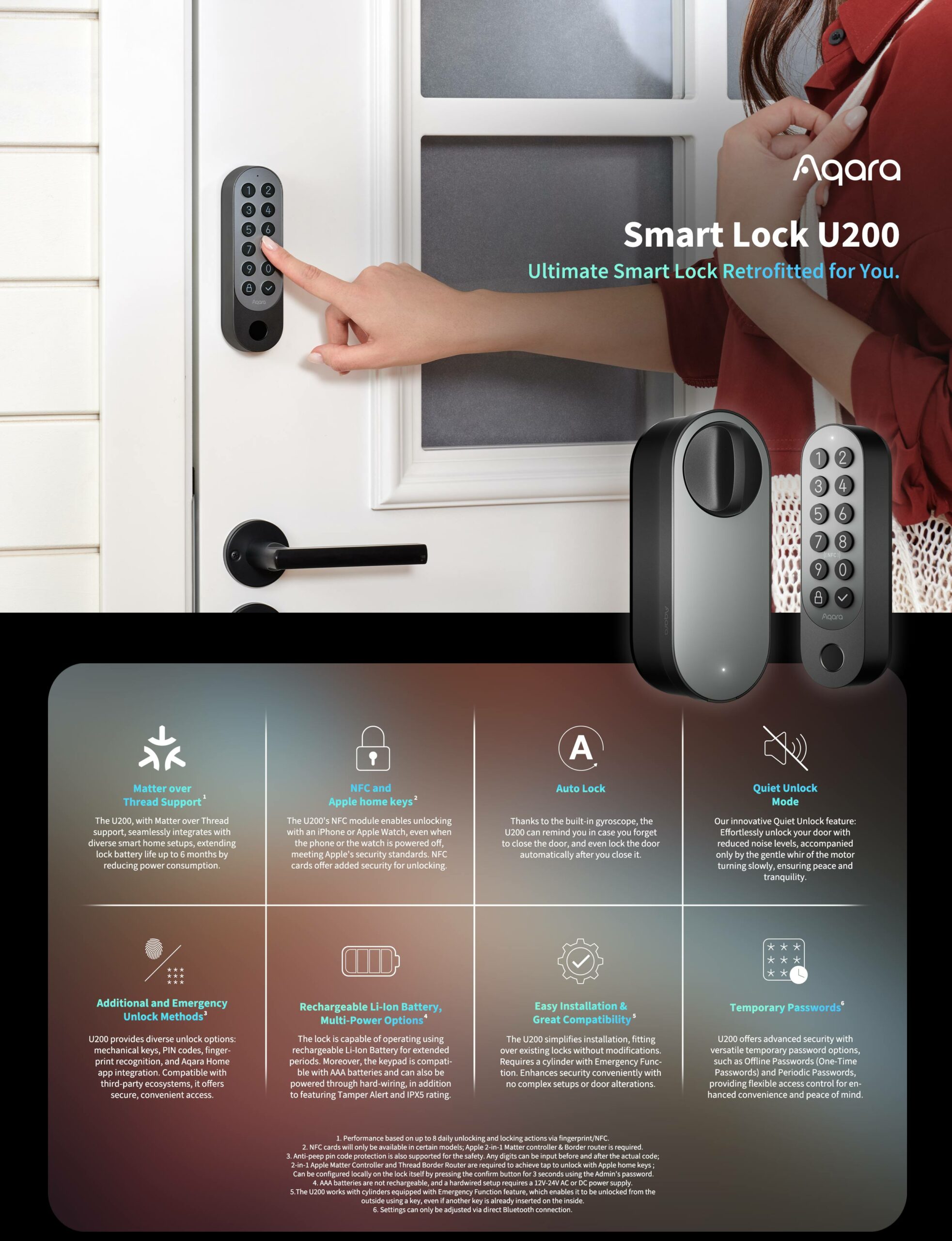 smart lock u200 advertisement