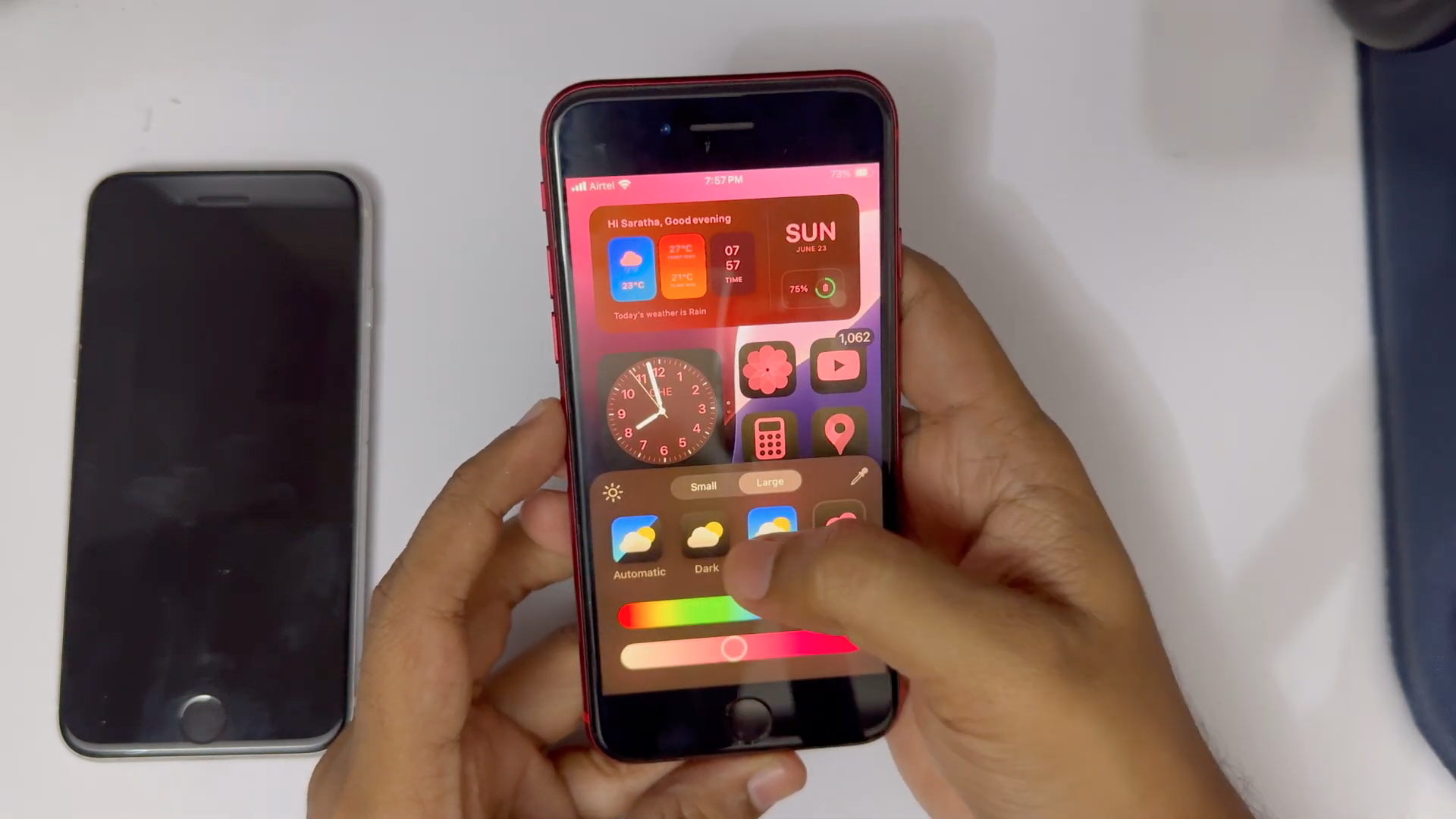 smartphone control center