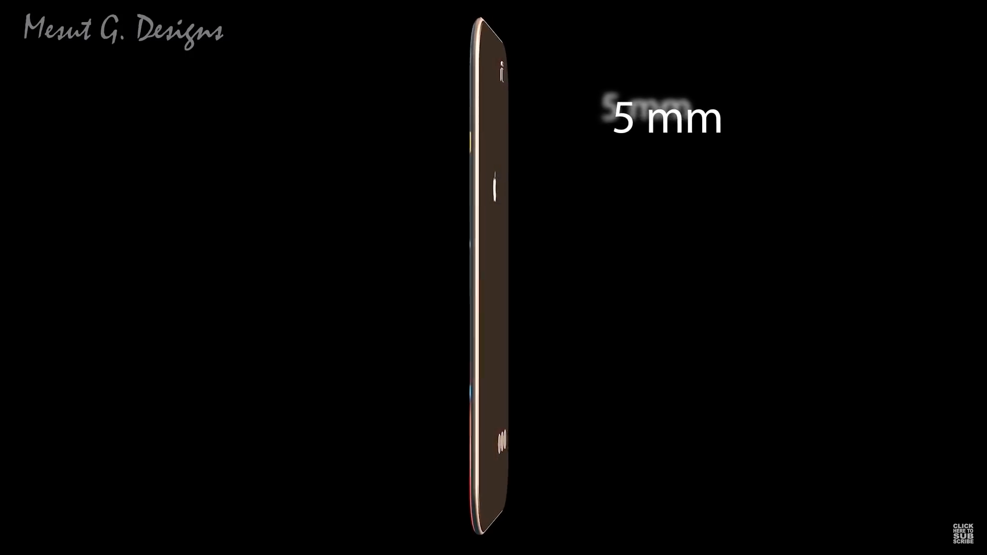 thin smartphone side view