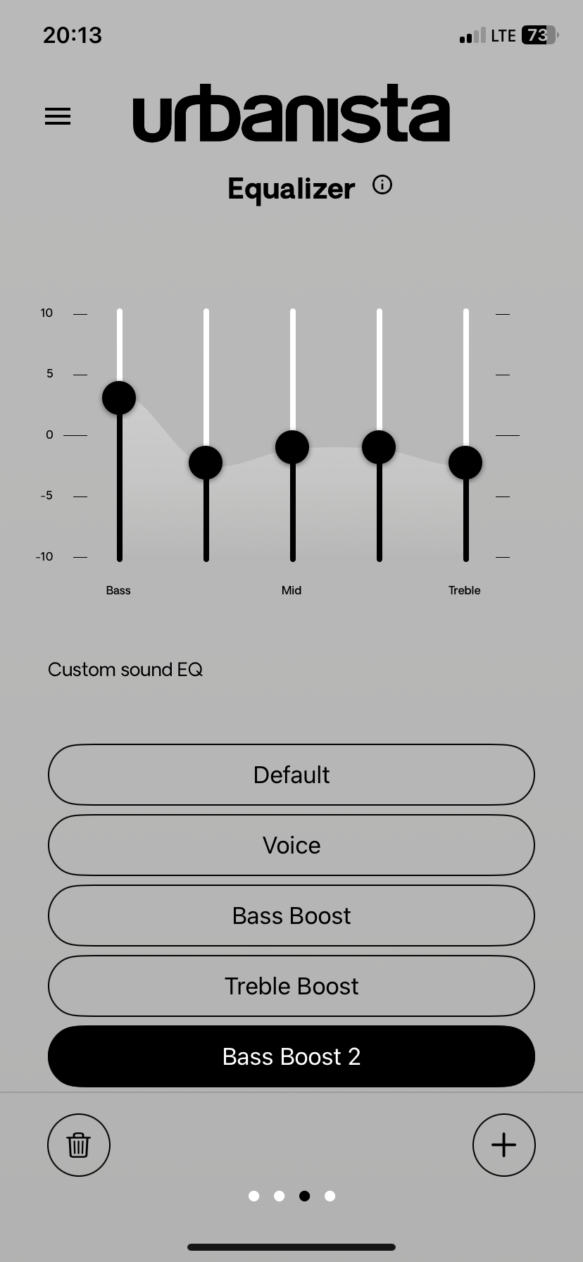 urbanista equalizer settings
