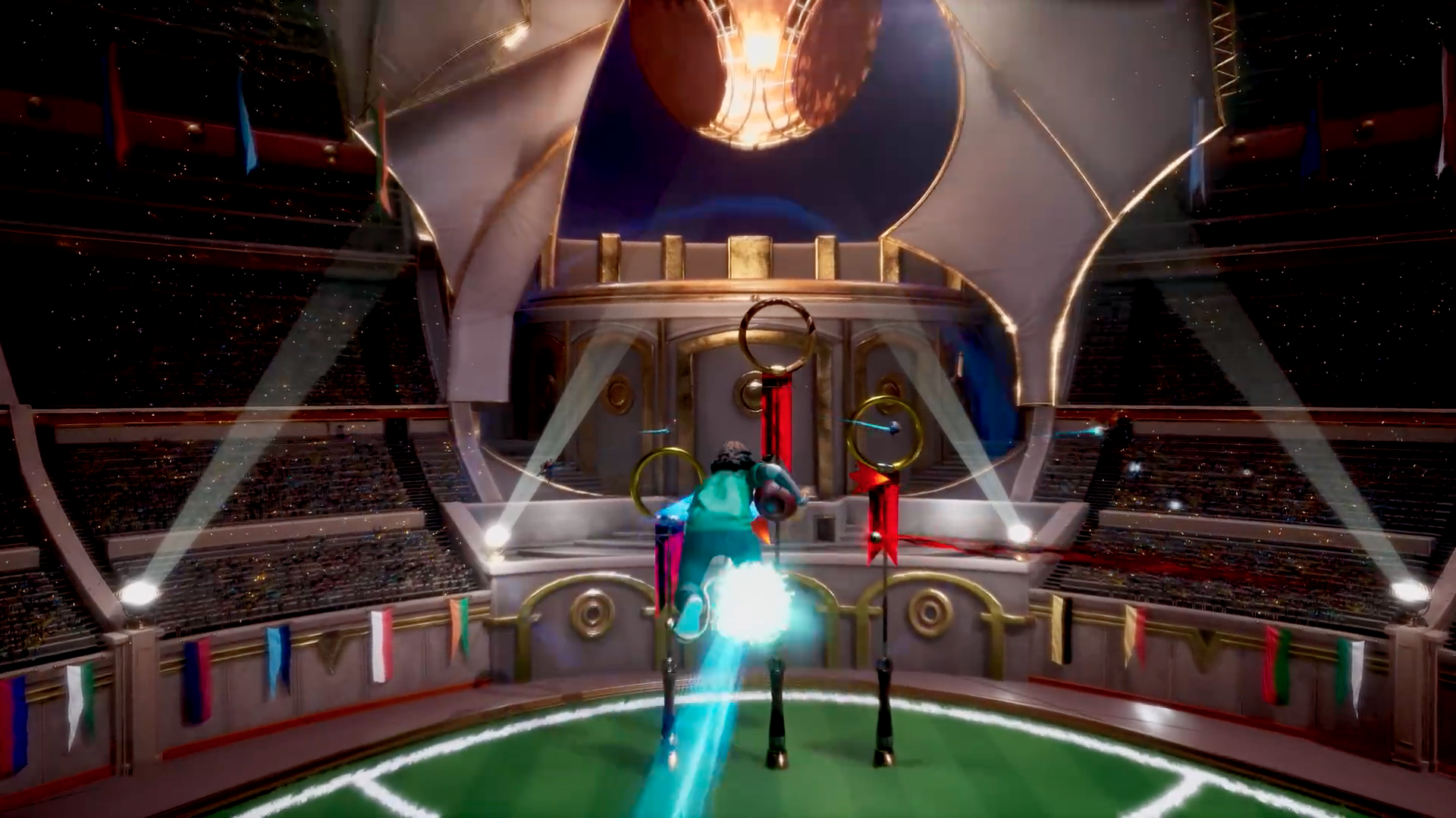 virtual quidditch game