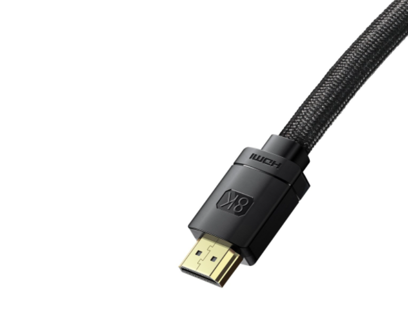 8k hdmi cable closeup