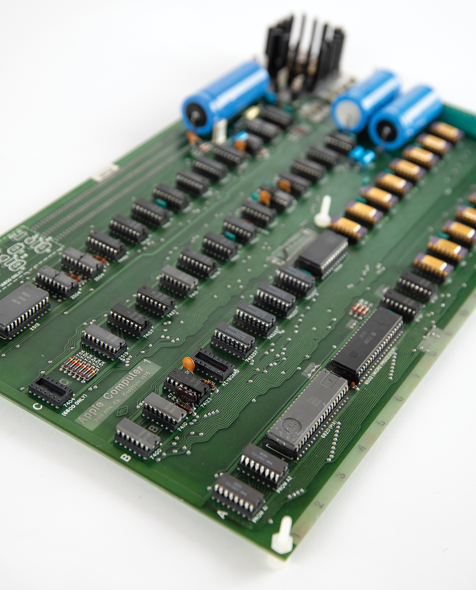 apple 1 circuit board detail