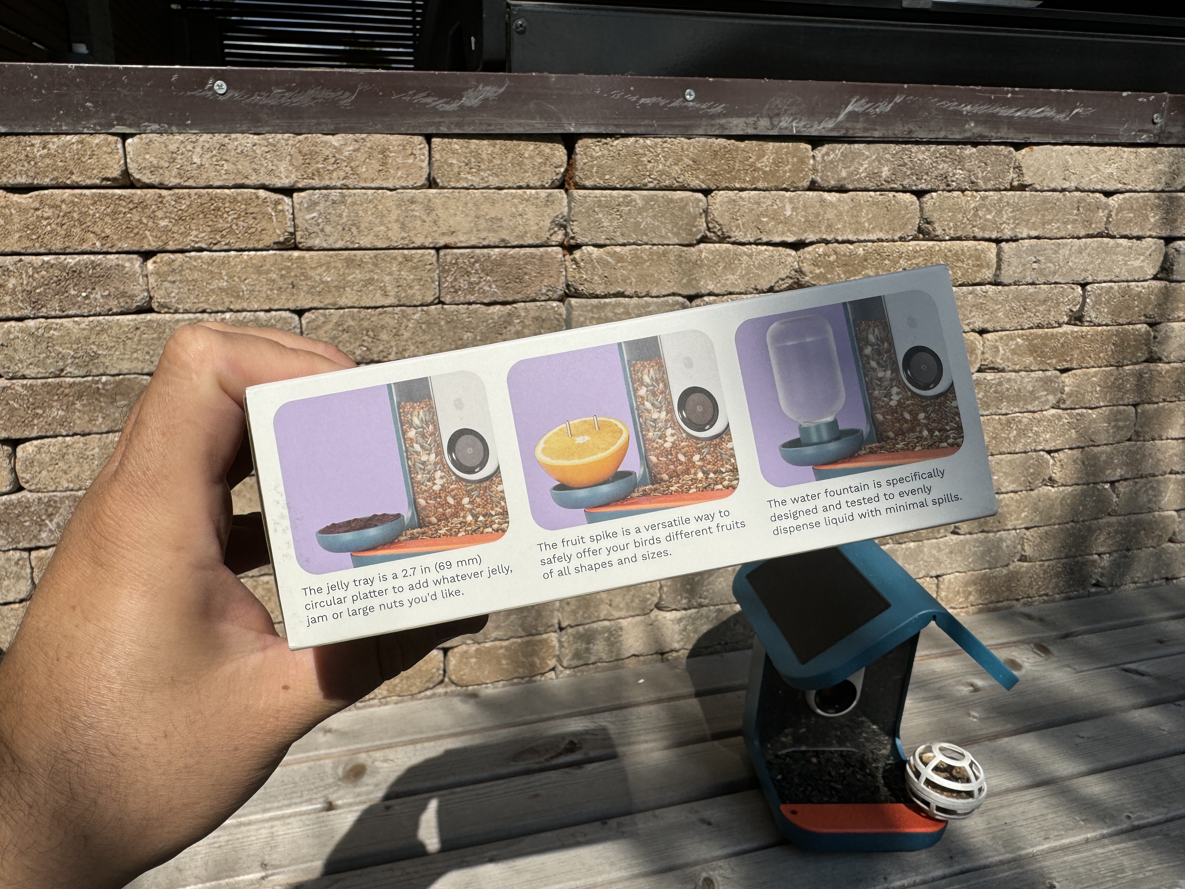 instruktioner för fågelmatare