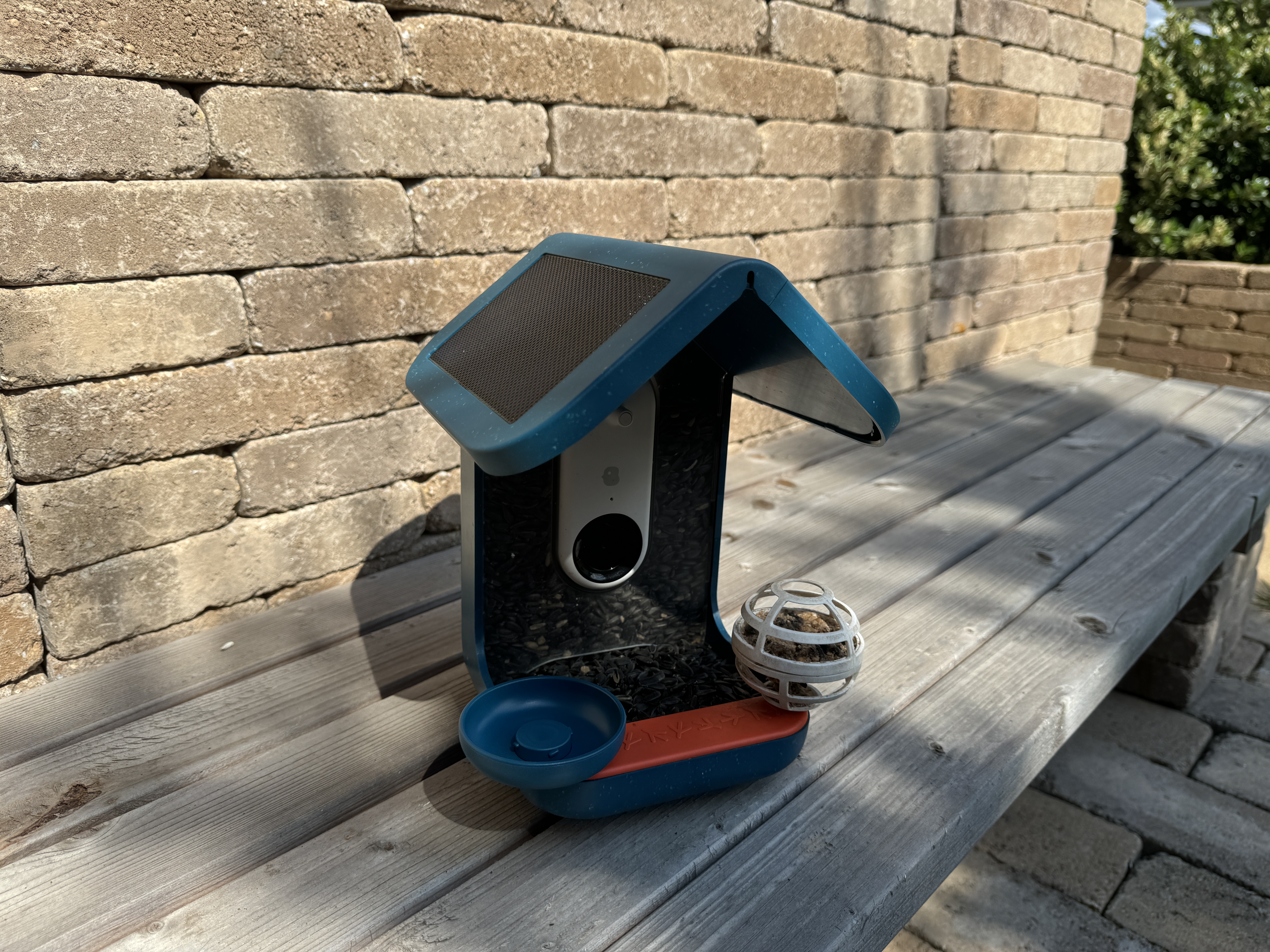 fågelholk camera på bord