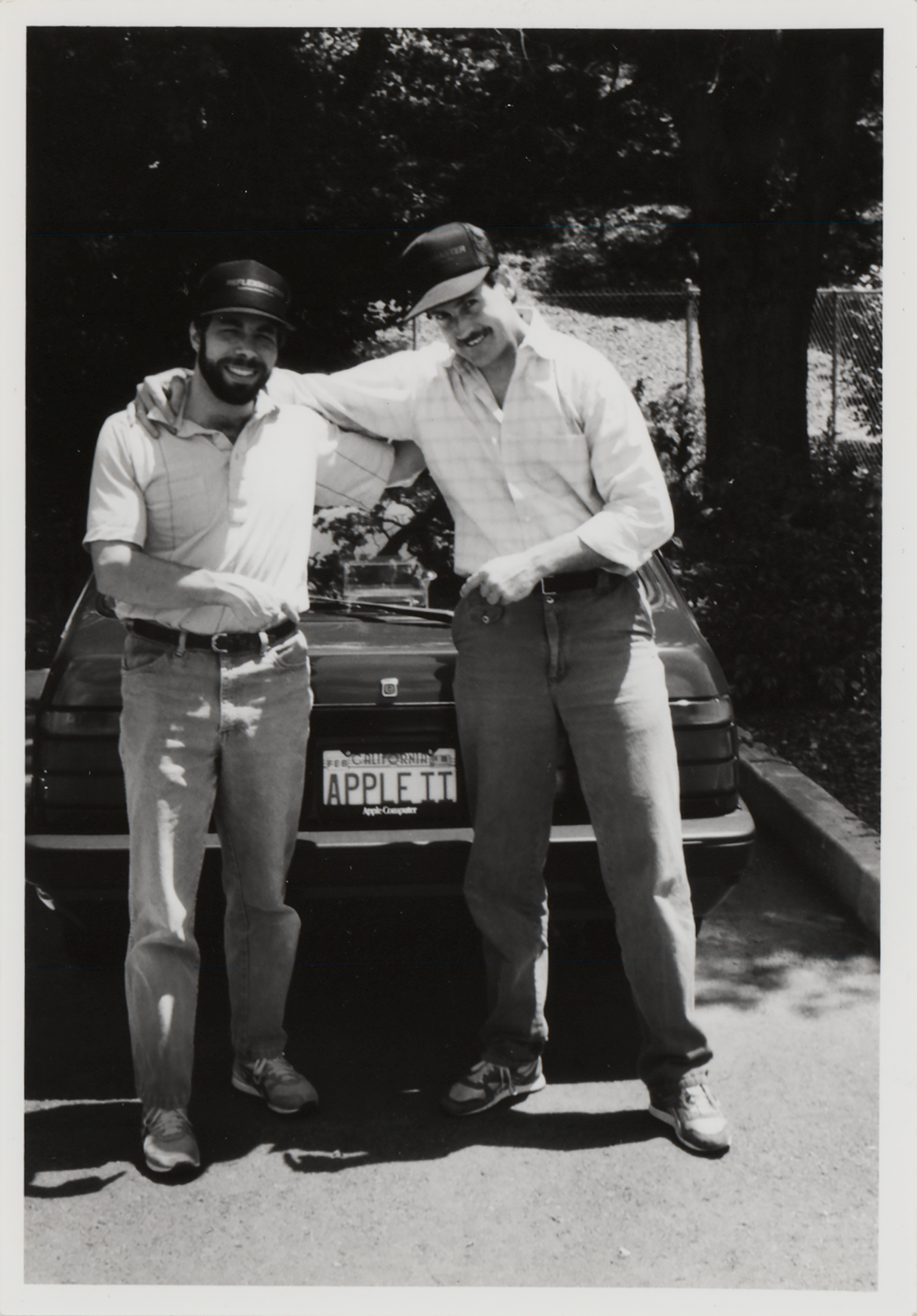 black and white photo with car