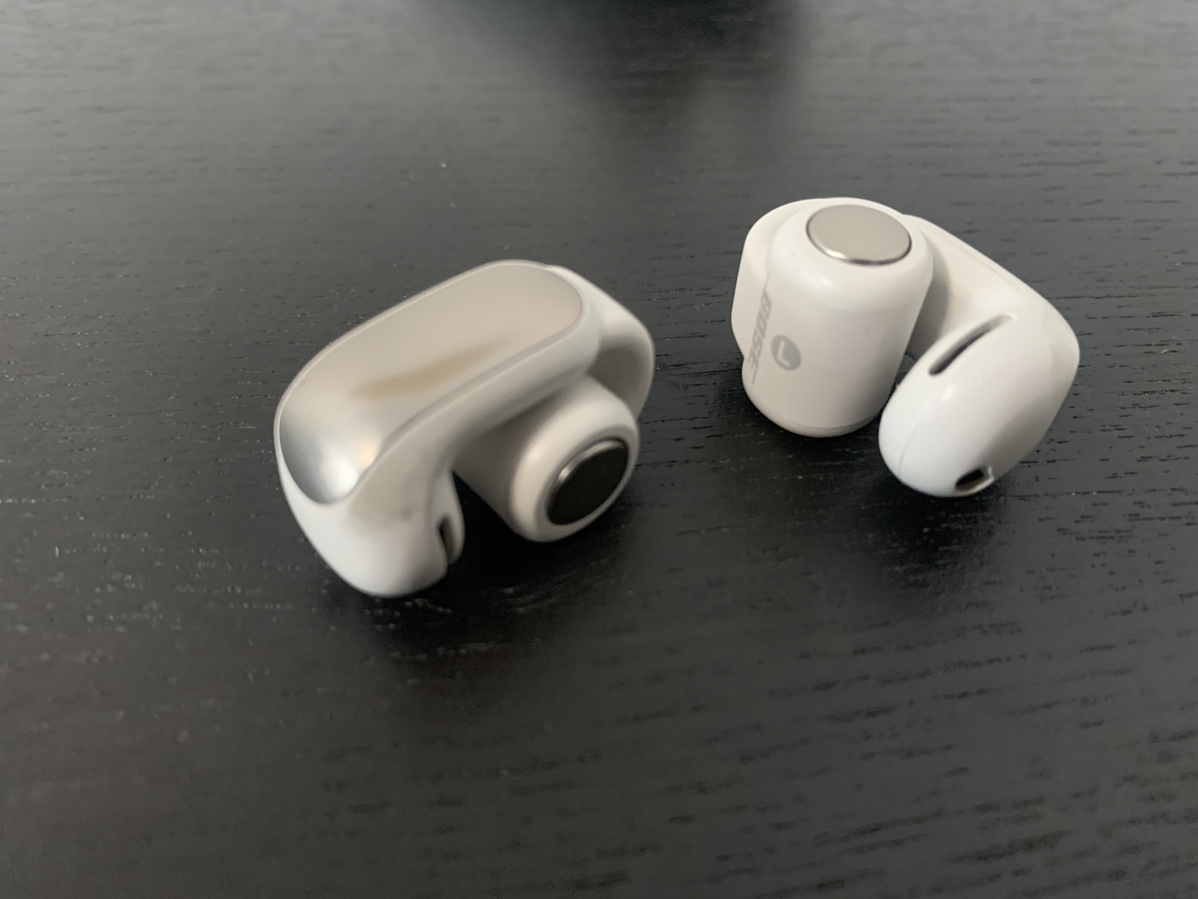 bose earbuds closeup pair