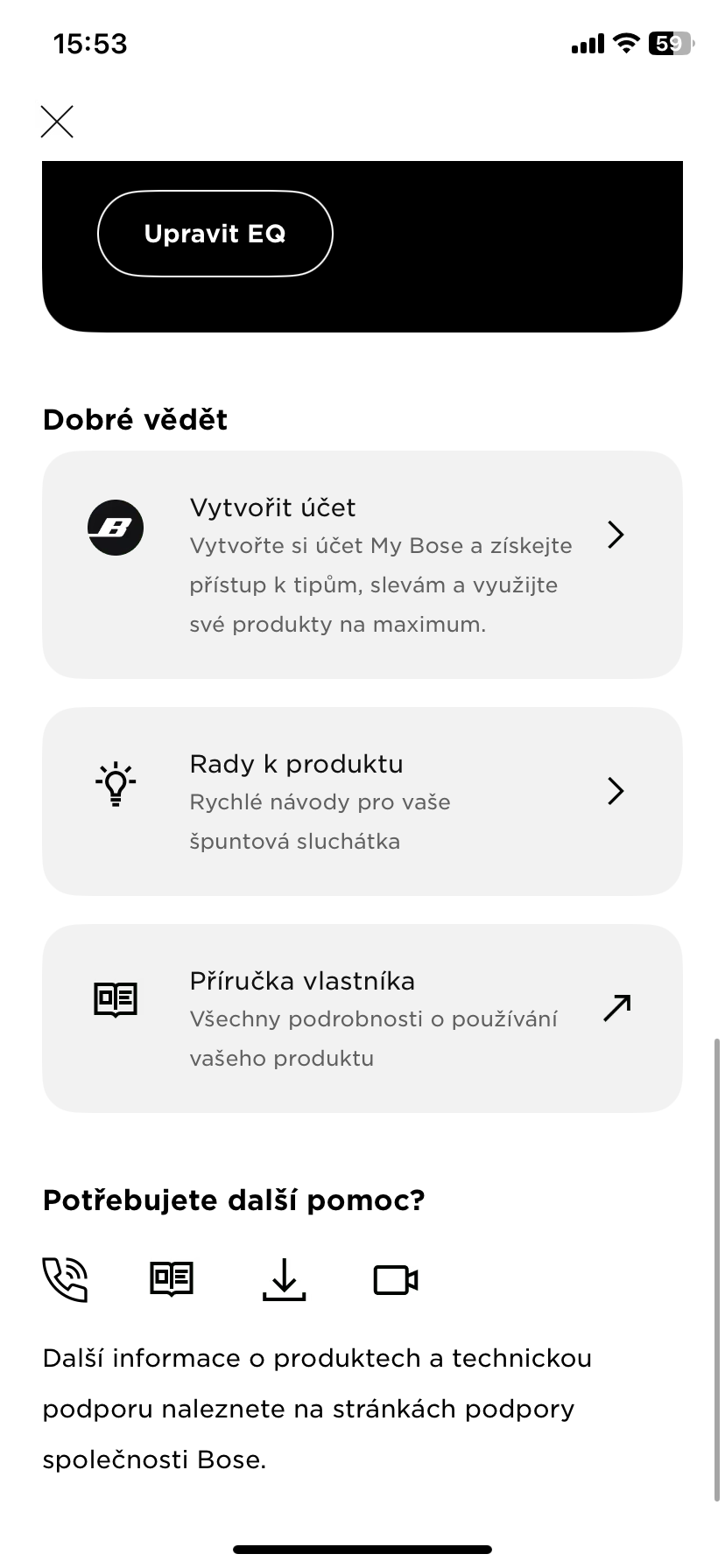 bose support and help options