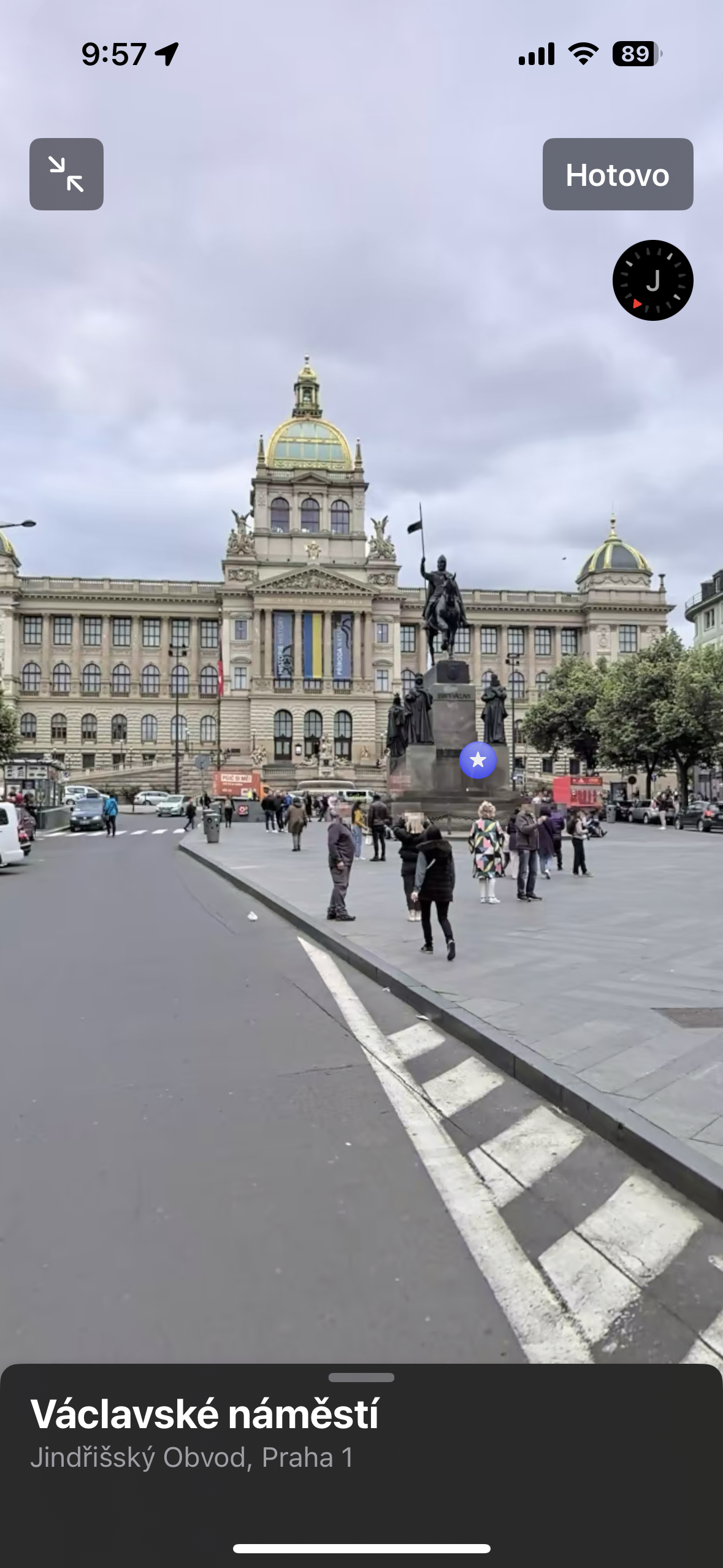 city square and building