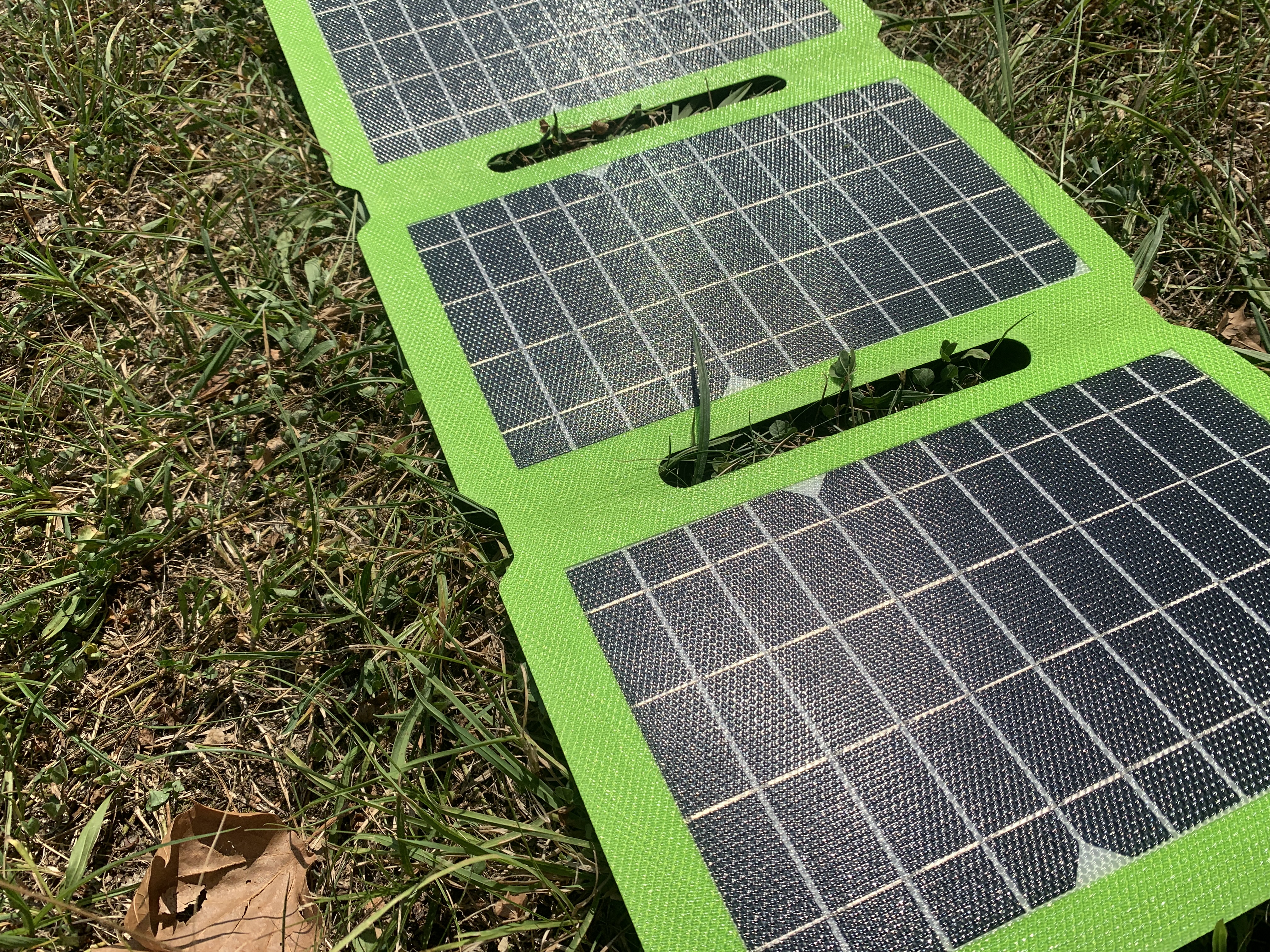 close up solar panel detail