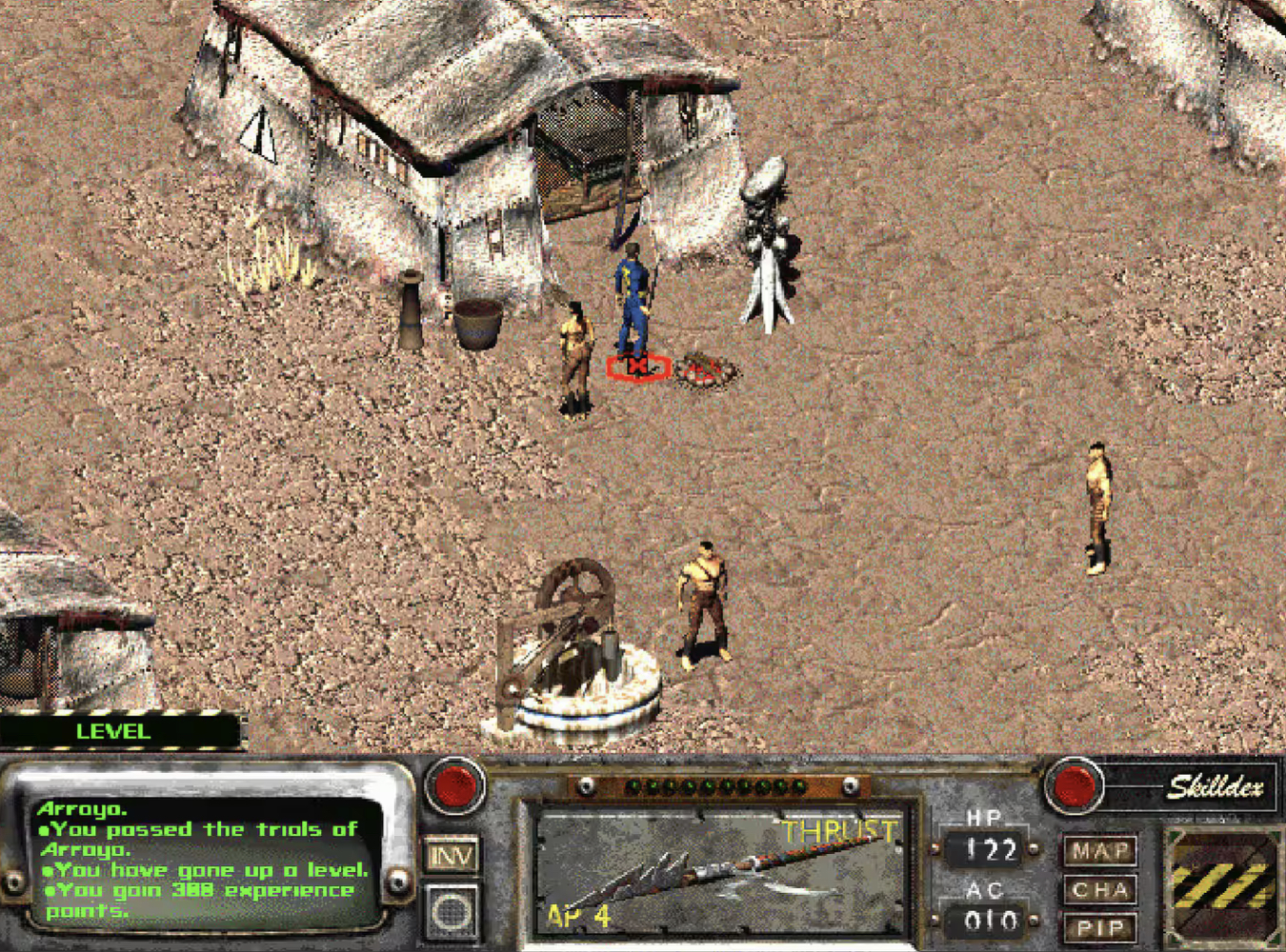 fallout 2 village scene