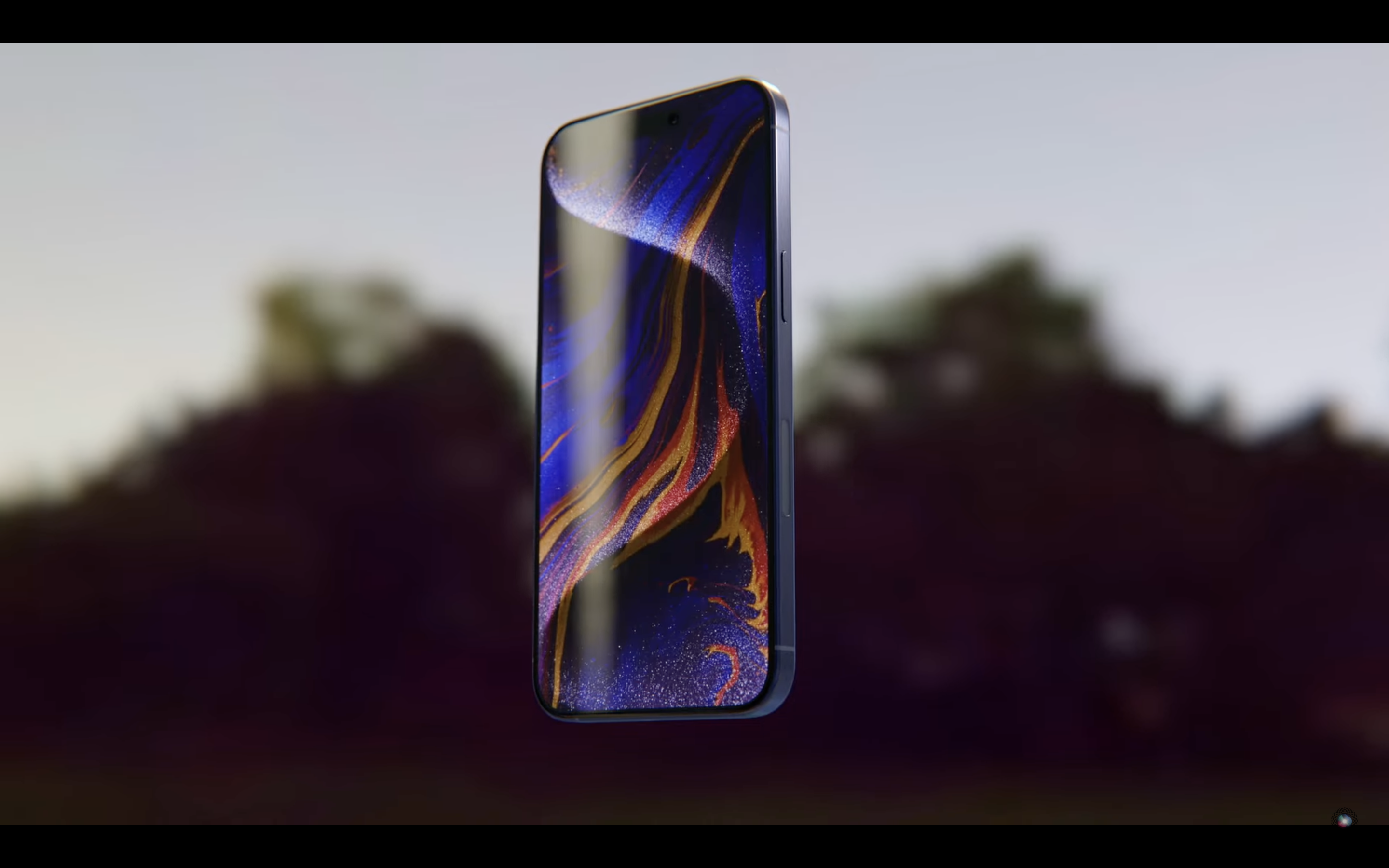 floating smartphone outdoor