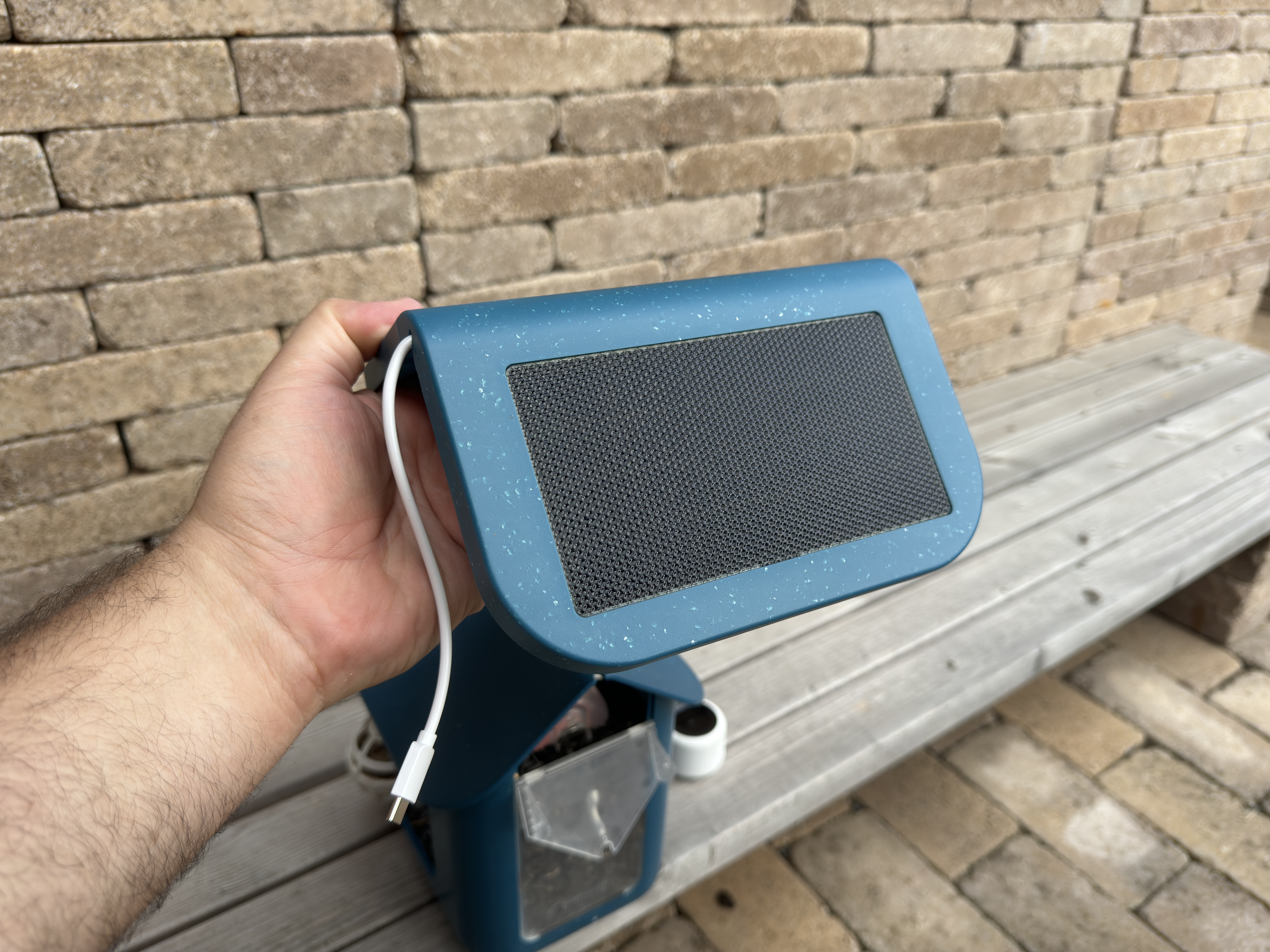 inuti fågelmatarens lock