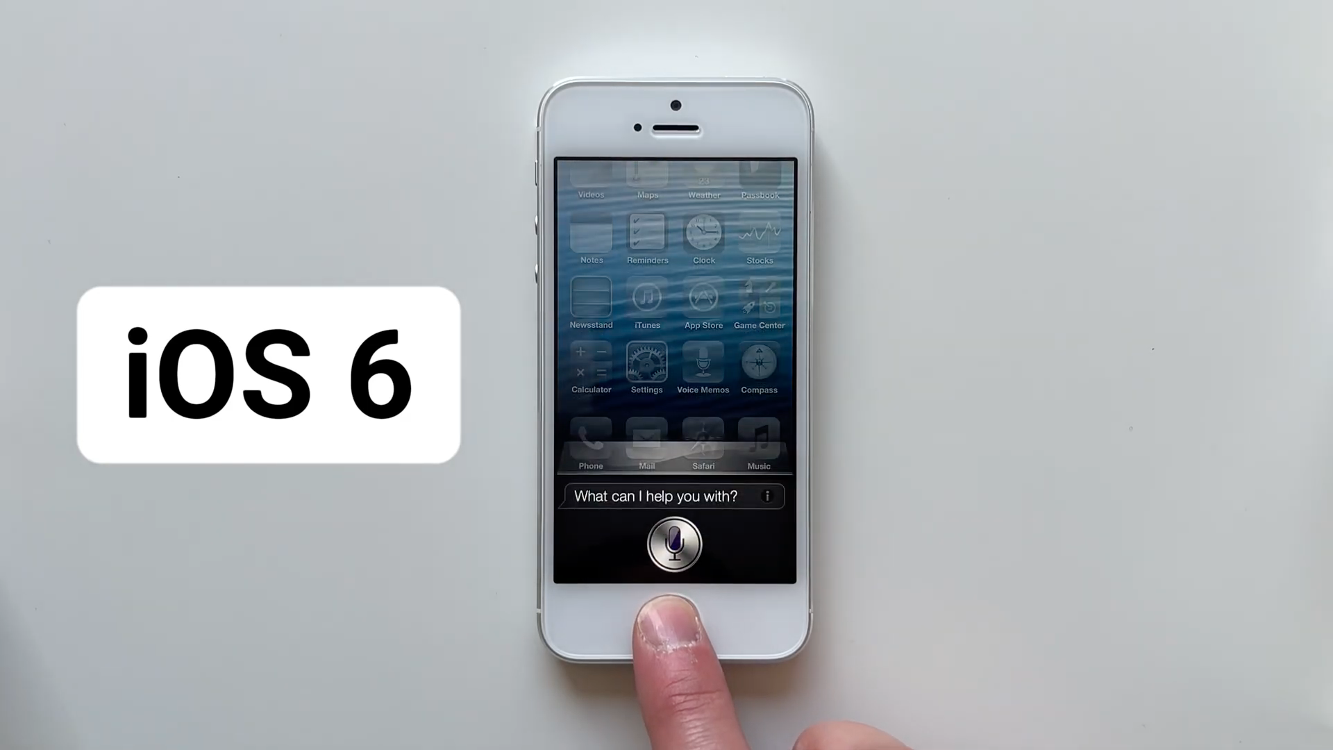 iphone ios6 interface