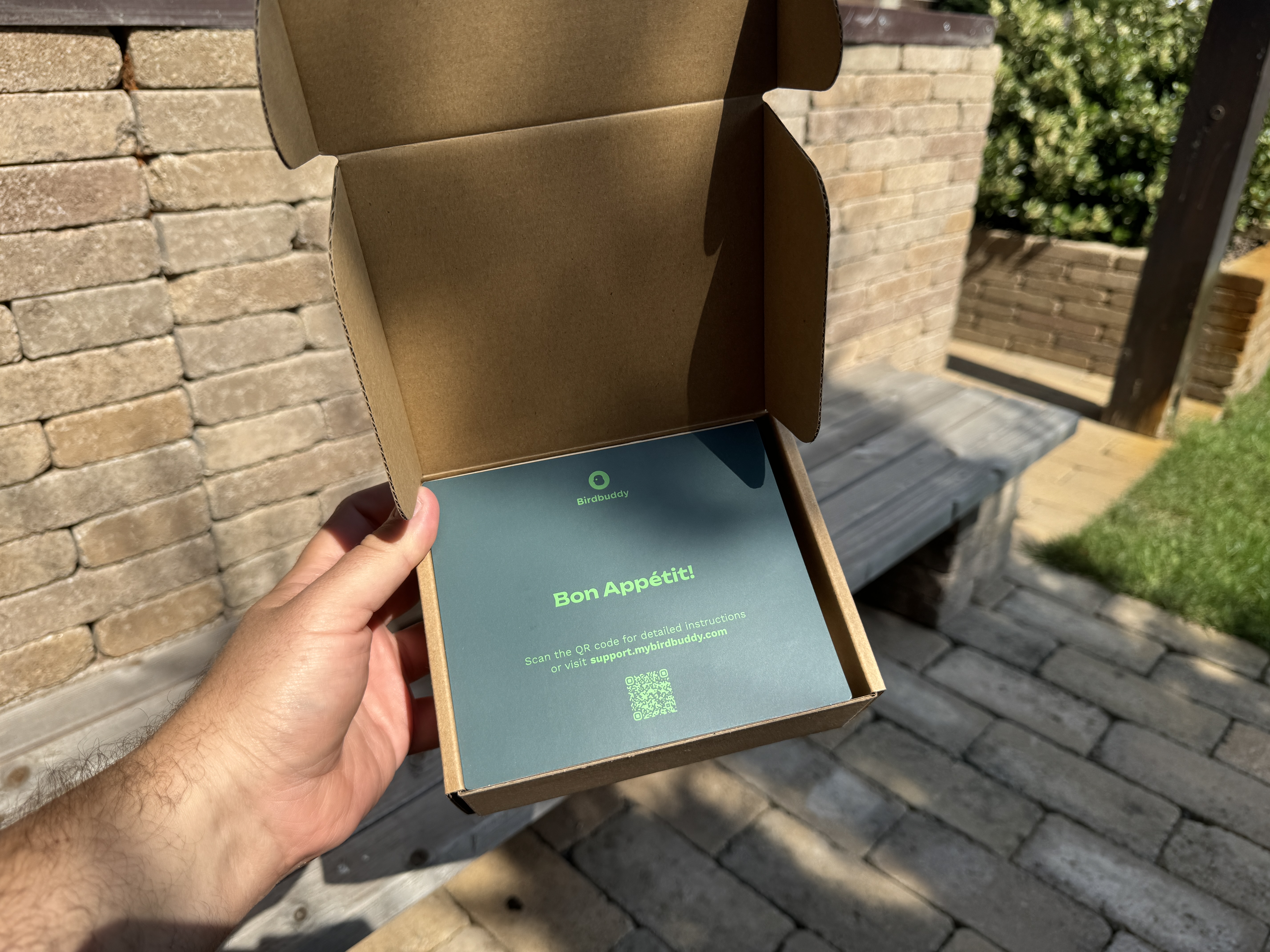 öppen låda-kupong appetikett