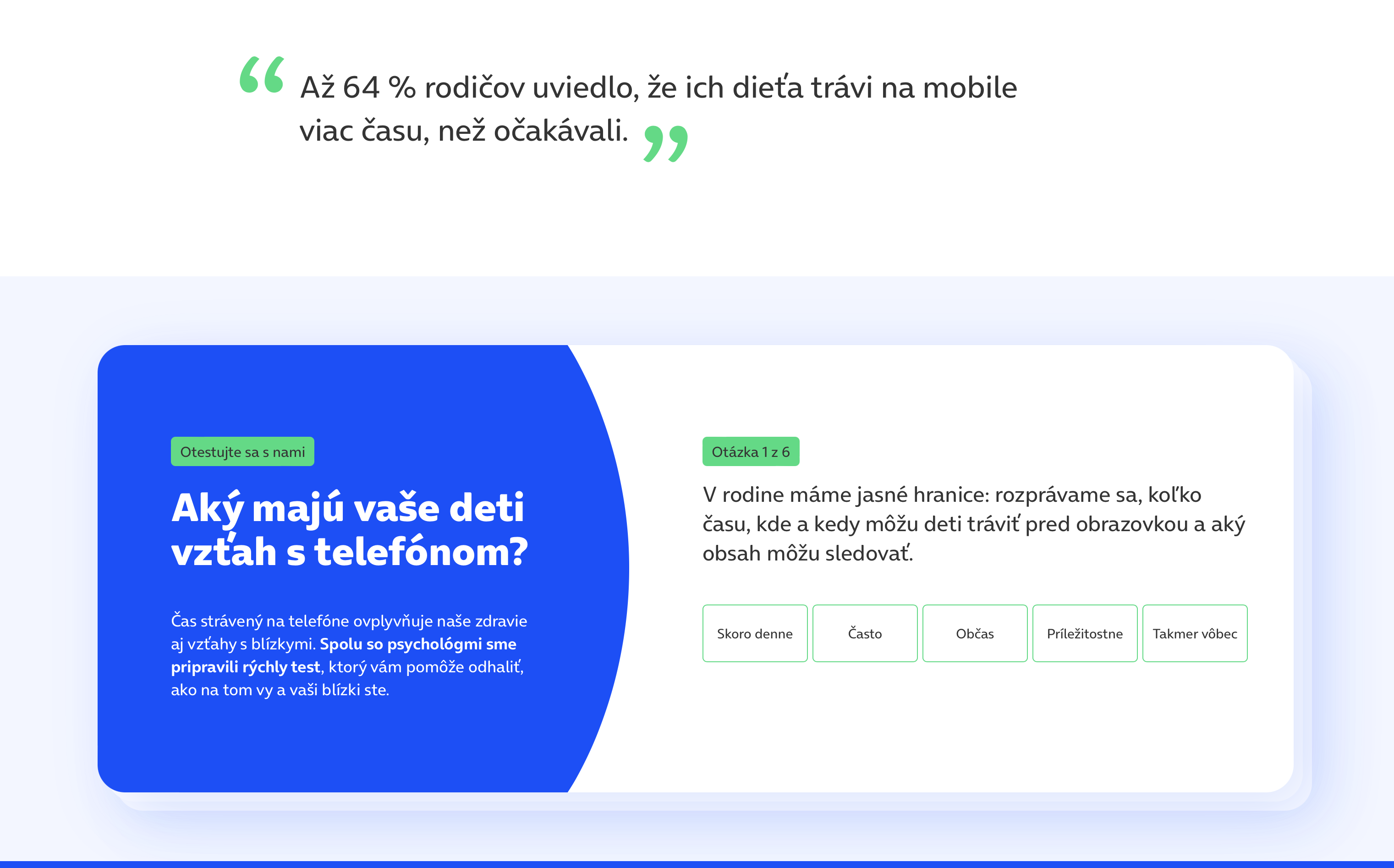 parental concern mobile use