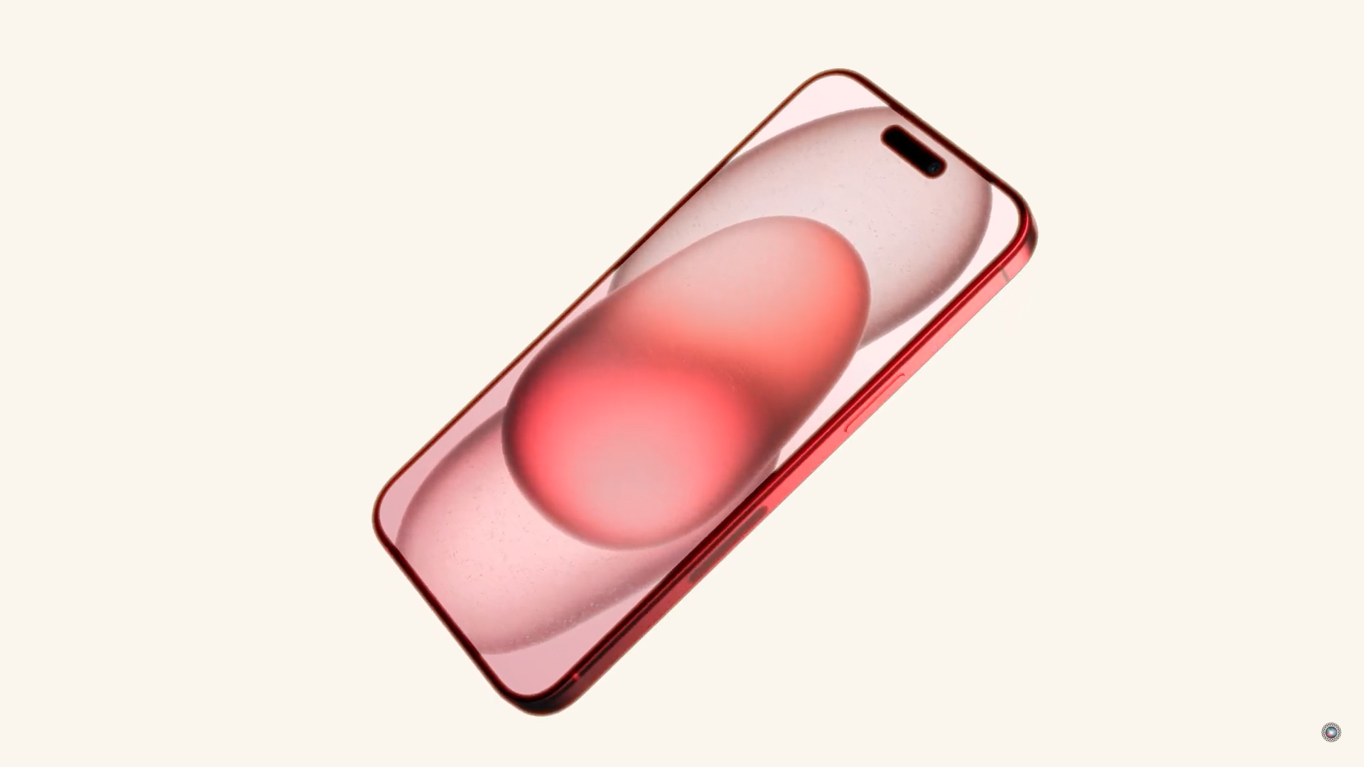 red iphone front display