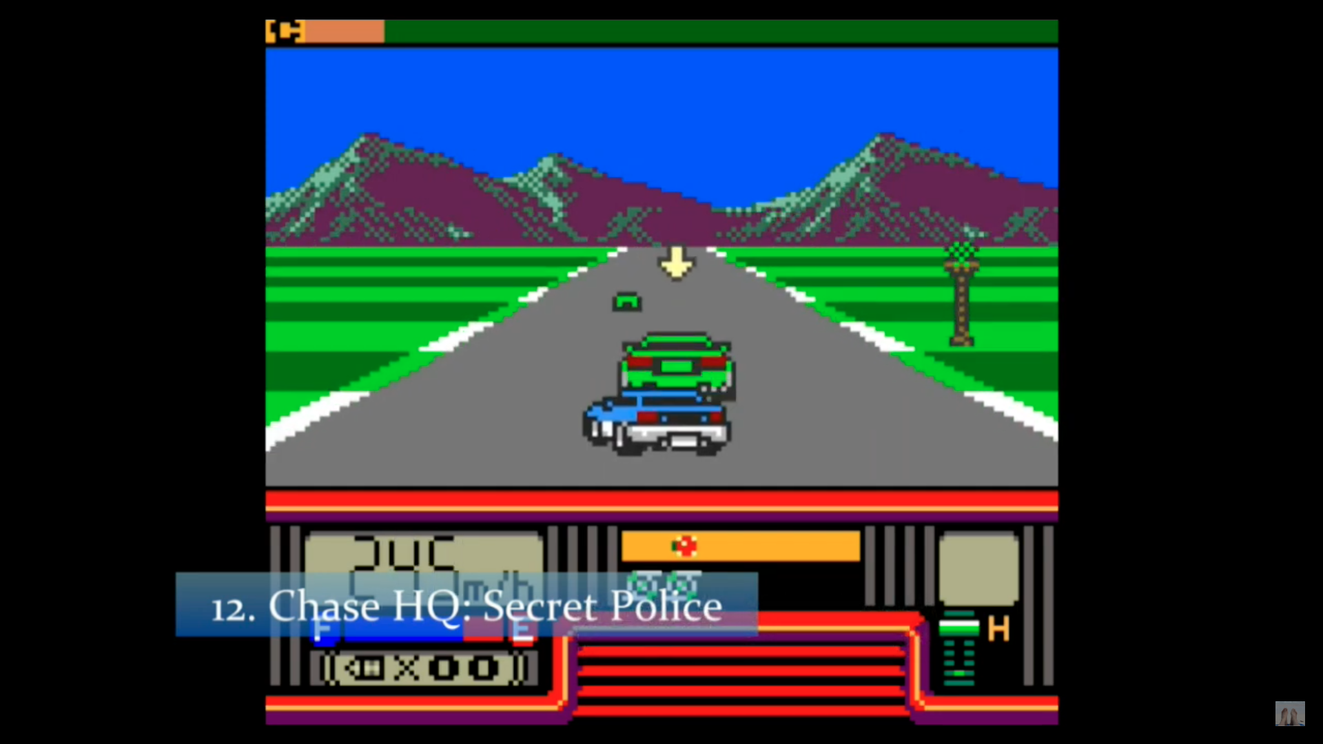 retro racing gameplay