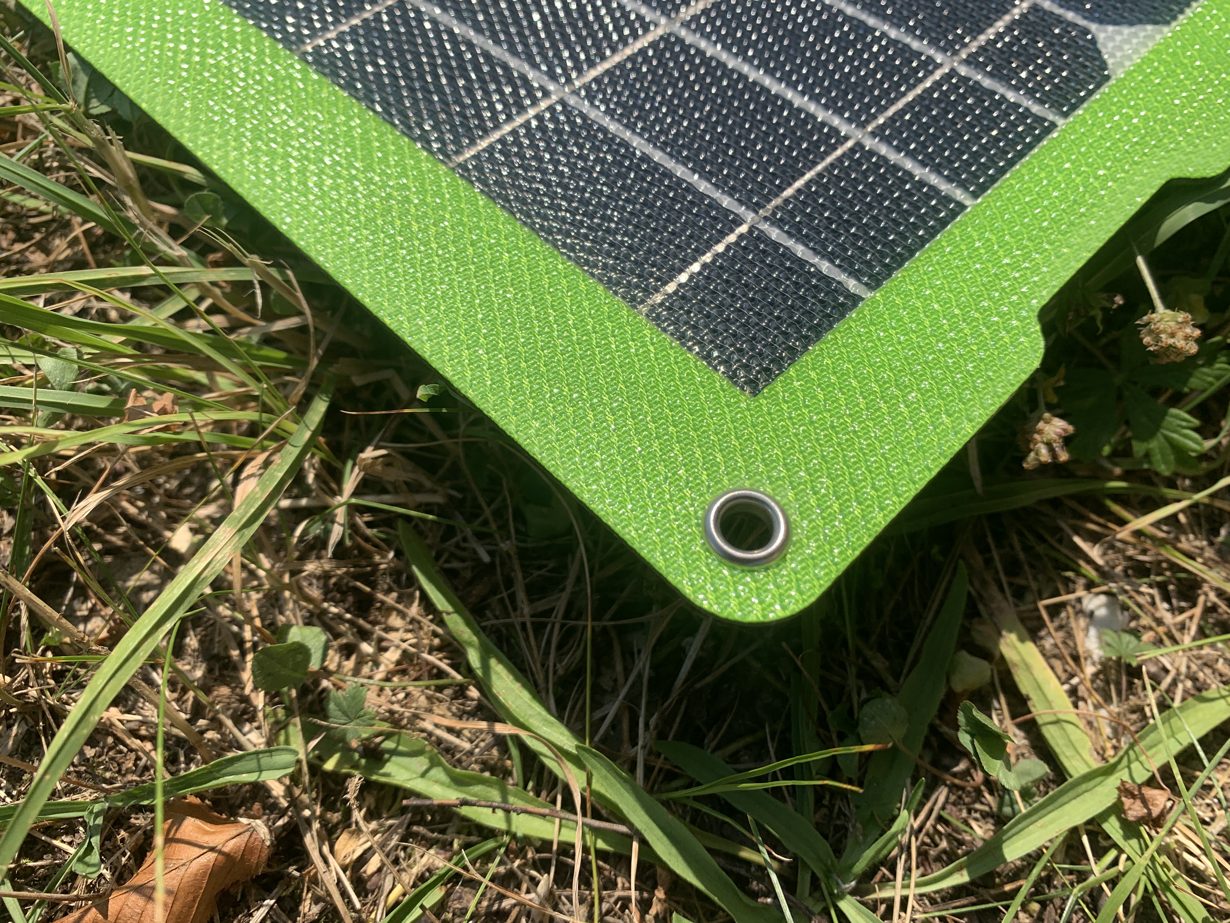 solar panel corner eyelet