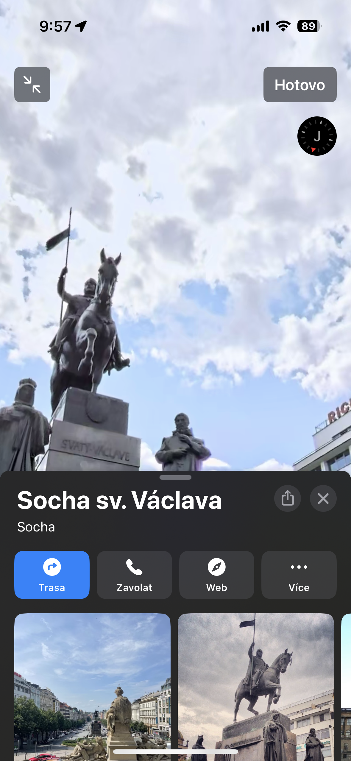 statue in city square