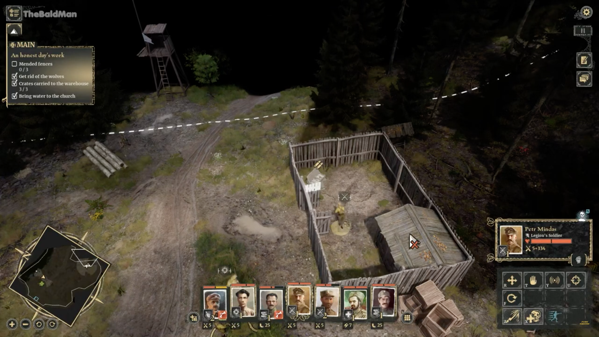 strategy game interface